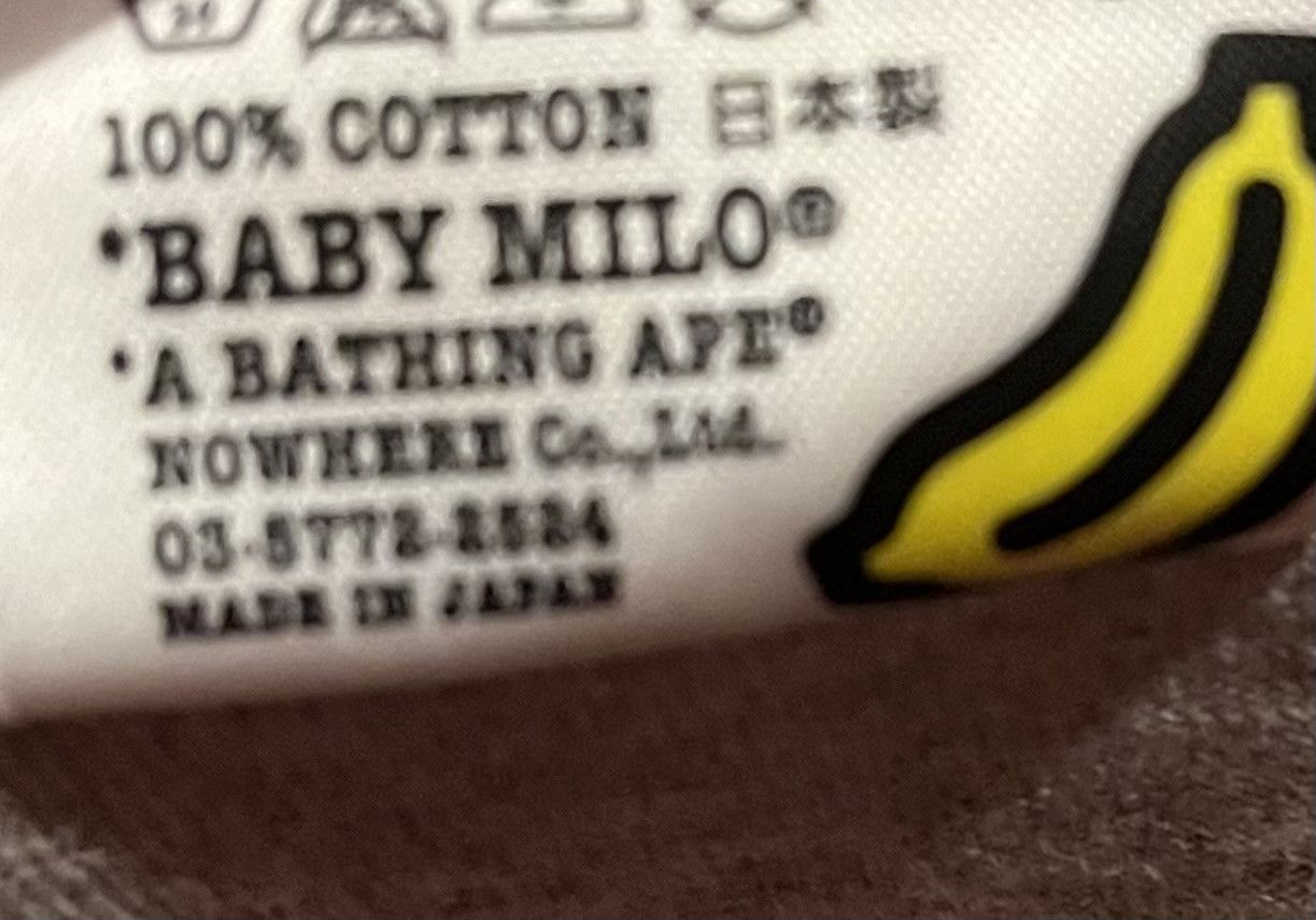 Bape Bape Baby Milo tee shirt Size US M / EU 48-50 / 2 - 5 Thumbnail