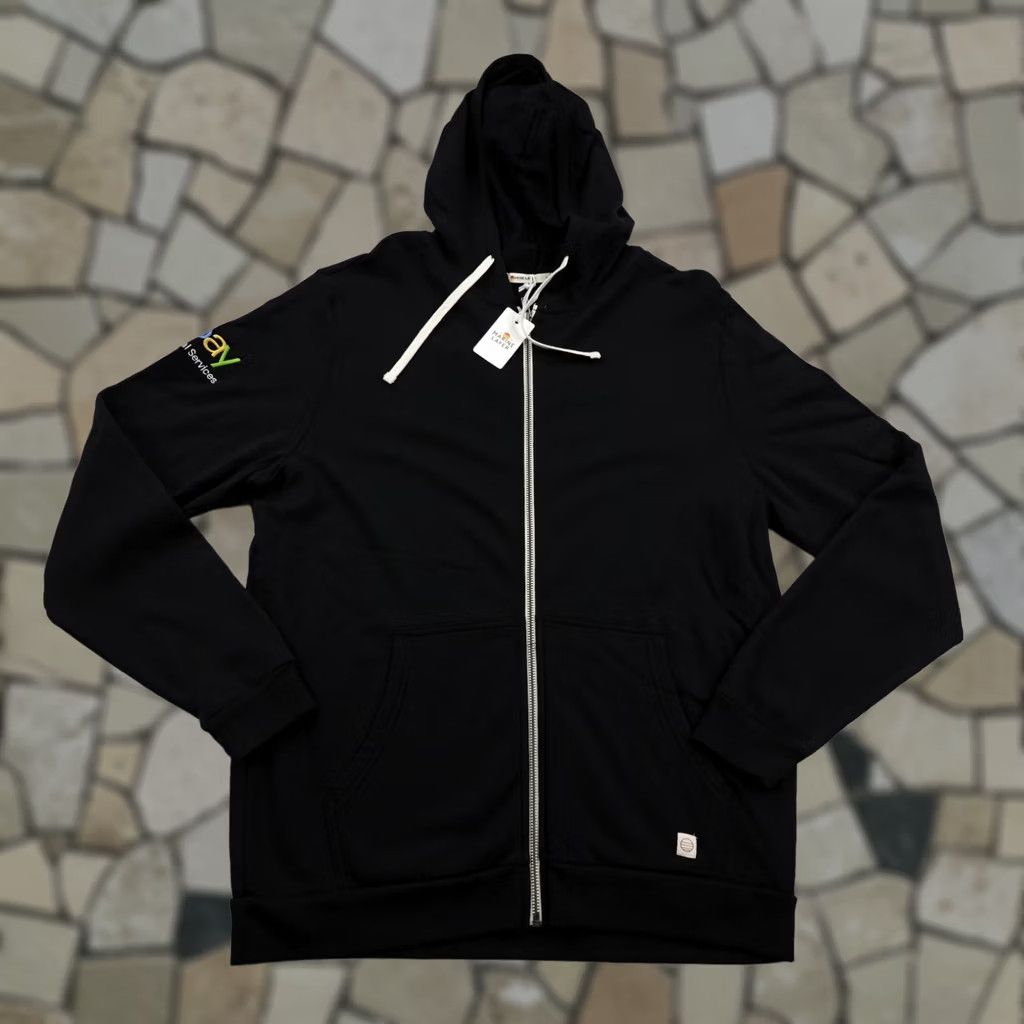 Marine Layer Marine Layer Hoodie Mens Large Black Full Zip Sweatshirt USA NEW Size US L / EU 52-54 / 3 - 1 Thumbnail
