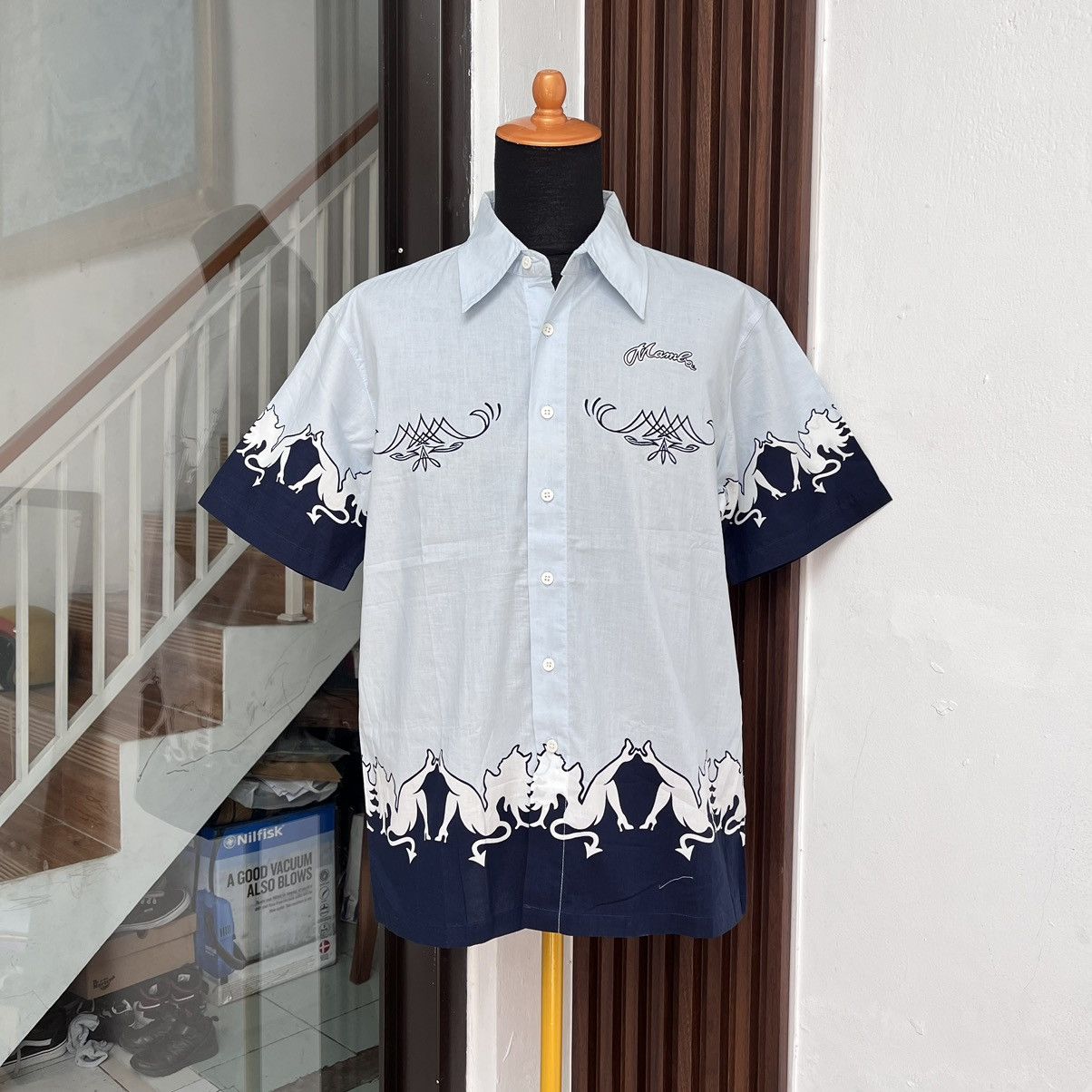 Mambo Surf Style Mambo Shirt Cotton "DEVIL WOMAN" Never Worn Size US M / EU 48-50 / 2 - 1 Thumbnail