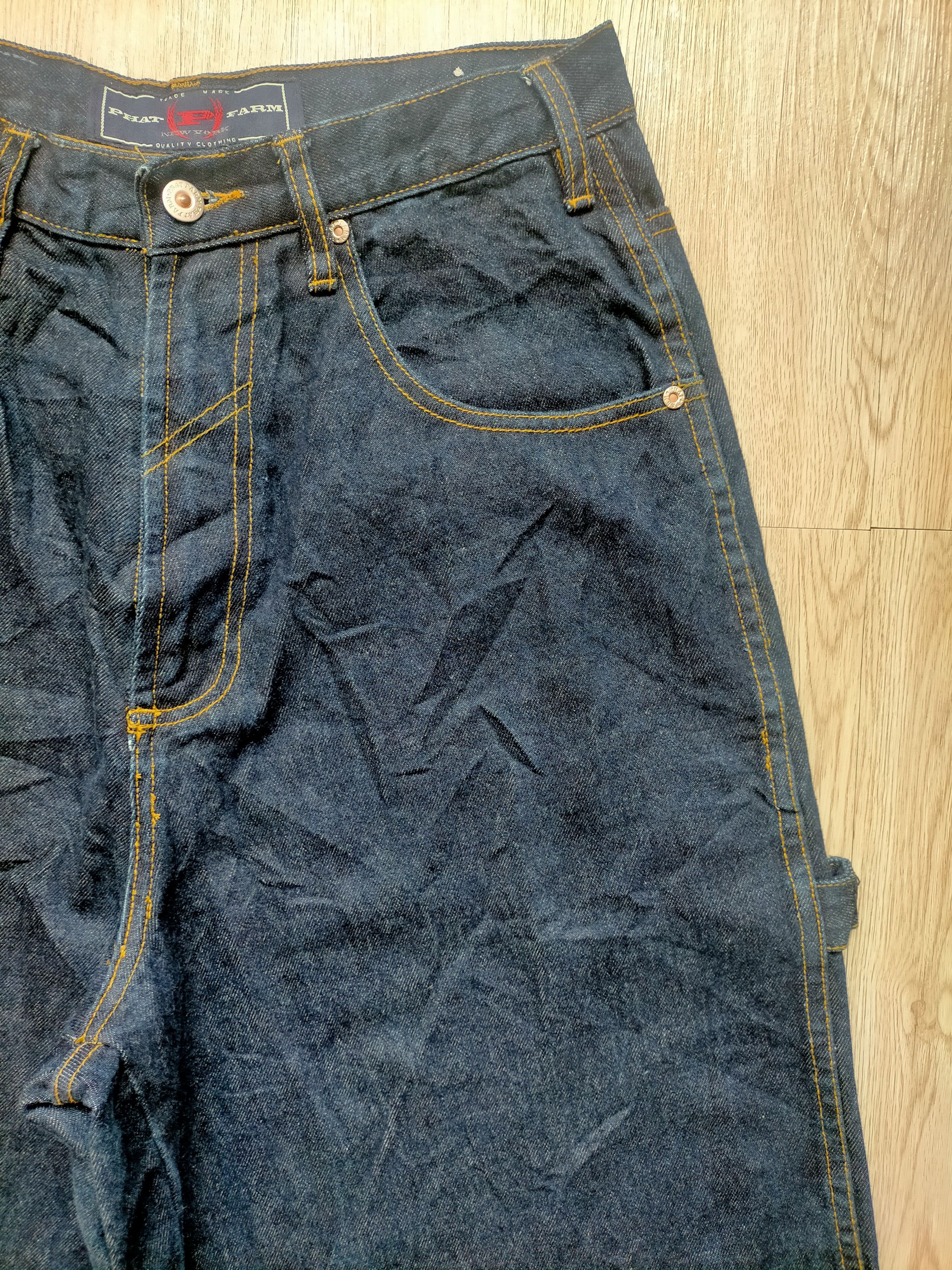 JNCO Phat Farmer Carpenter Baggy Jeans Hip Hop Style Size US 30 / EU 46 - 5 Thumbnail