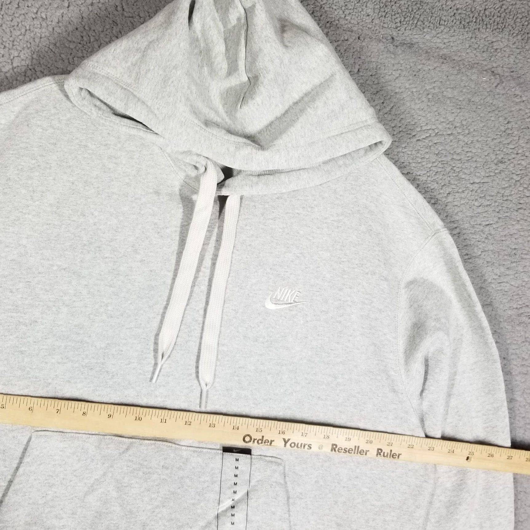 Nike Nike Hoodie Pullover Heavyweight Fleece Athletic Men's Size M Gray Size US M / EU 48-50 / 2 - 5 Thumbnail