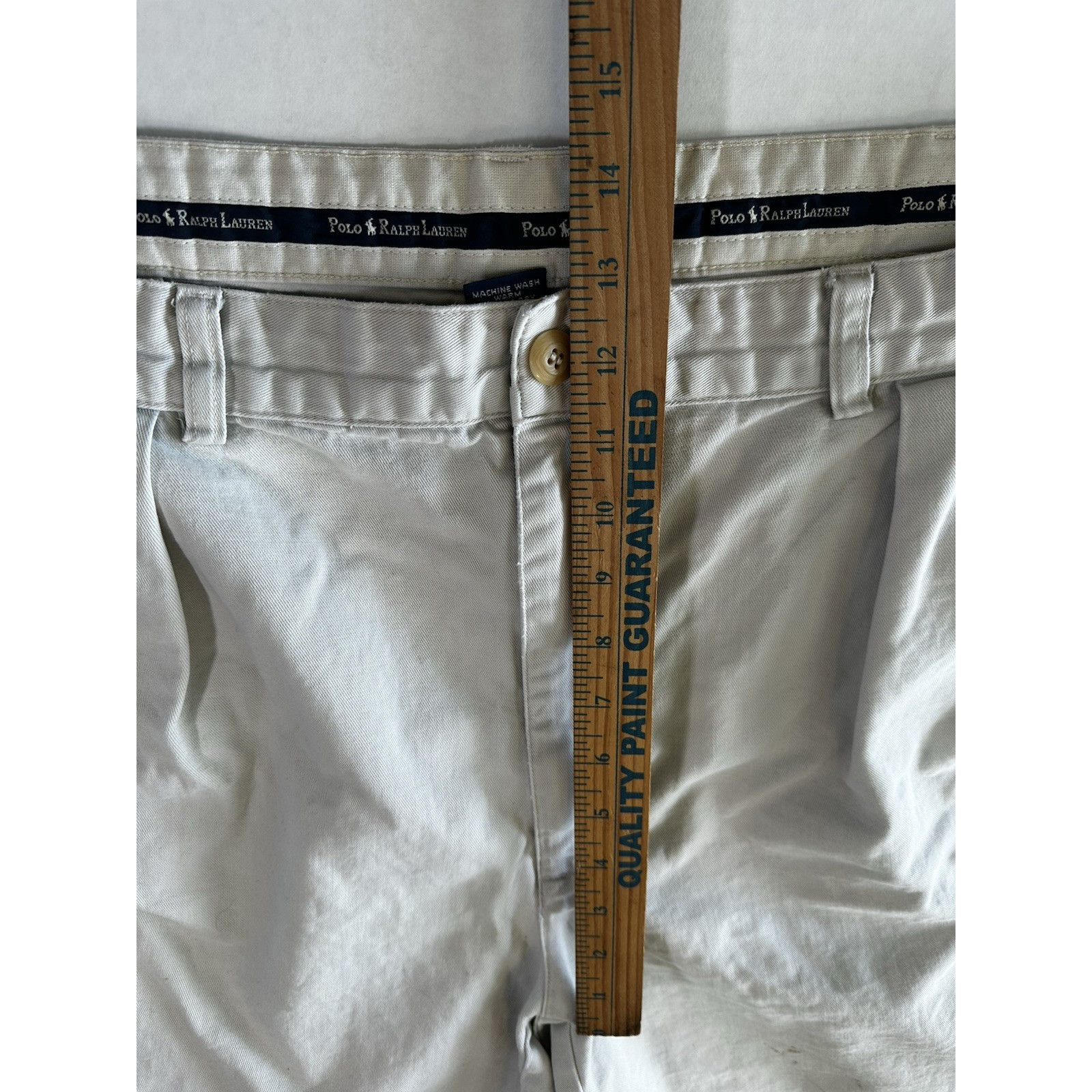 Polo Ralph Lauren Polo Ralph Lauren Classic Chino Tyler Shorts Cream Sz 42 Size US 42 / EU 58 - 6 Thumbnail