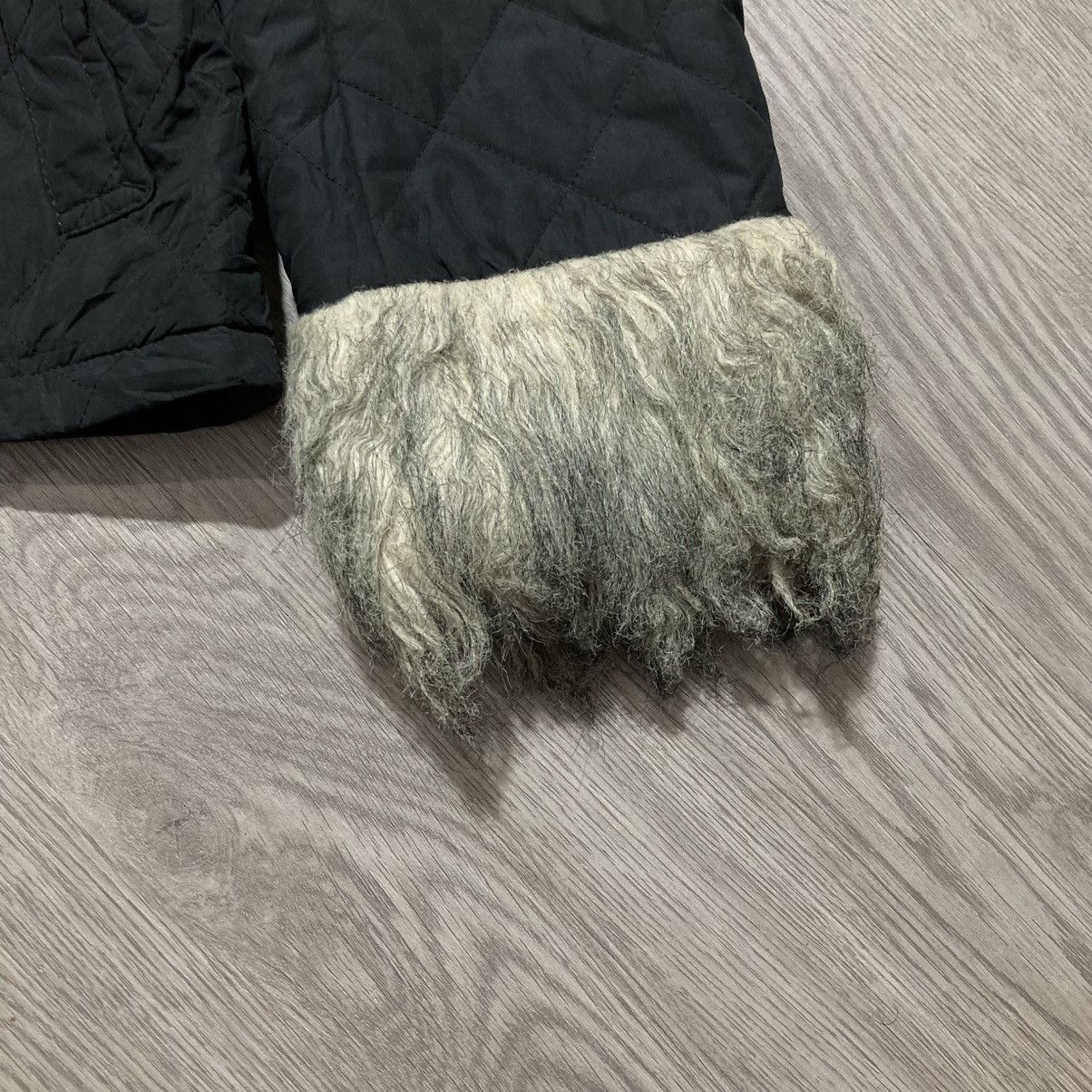 If Six Was Nine 2000s Uniqlo Winter Quilted Fur Trim Jacket Punk Style Size L / US 10 / IT 46 - 9 Thumbnail