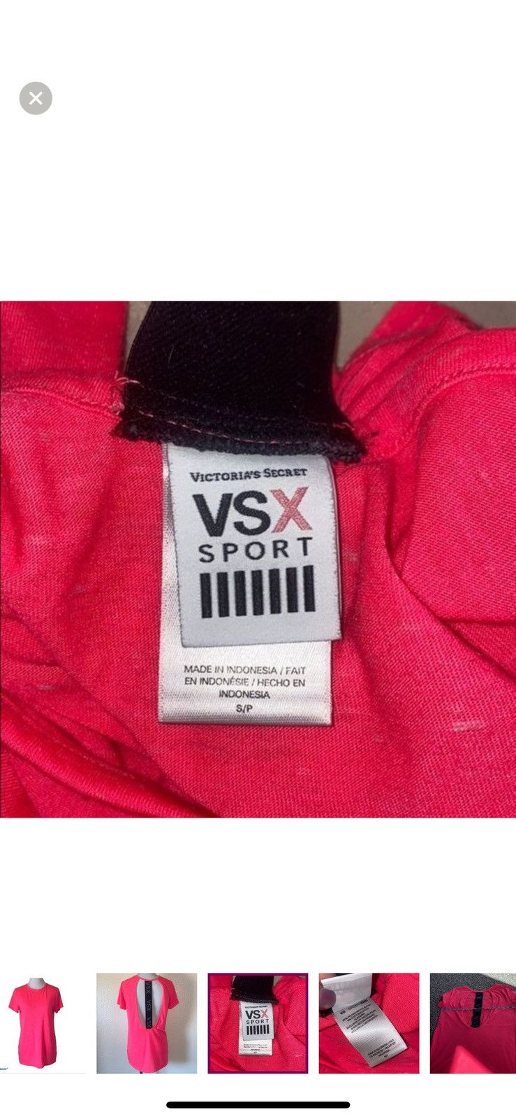 Victoria's Secret Victoria’s Secret sport small cutout pink top Size S / US 4 / IT 40 - 5 Thumbnail