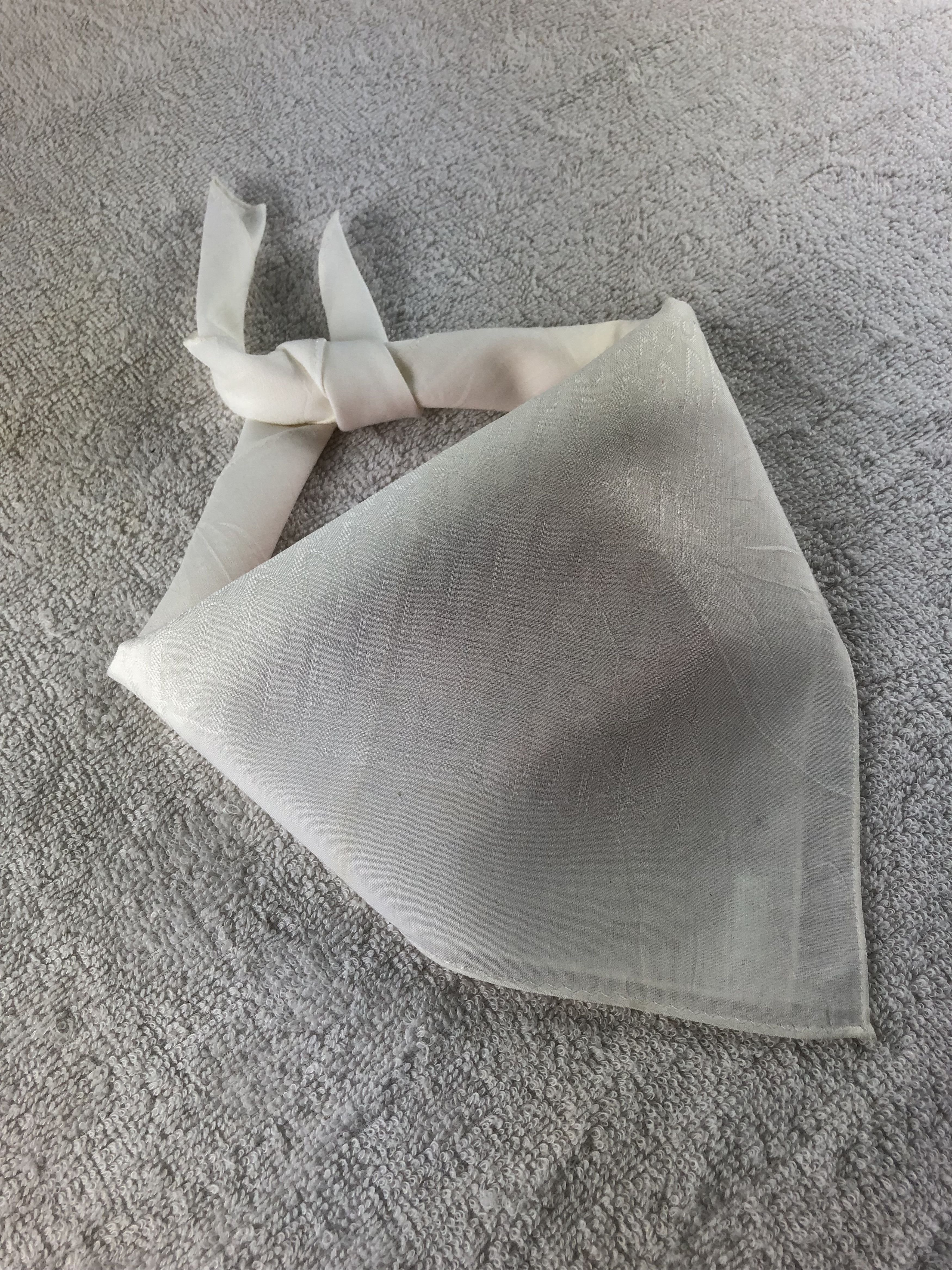 Vintage Christian Dior Handkerchief / Bandana / Neckerchief A1706 Size ONE SIZE - 2 Thumbnail