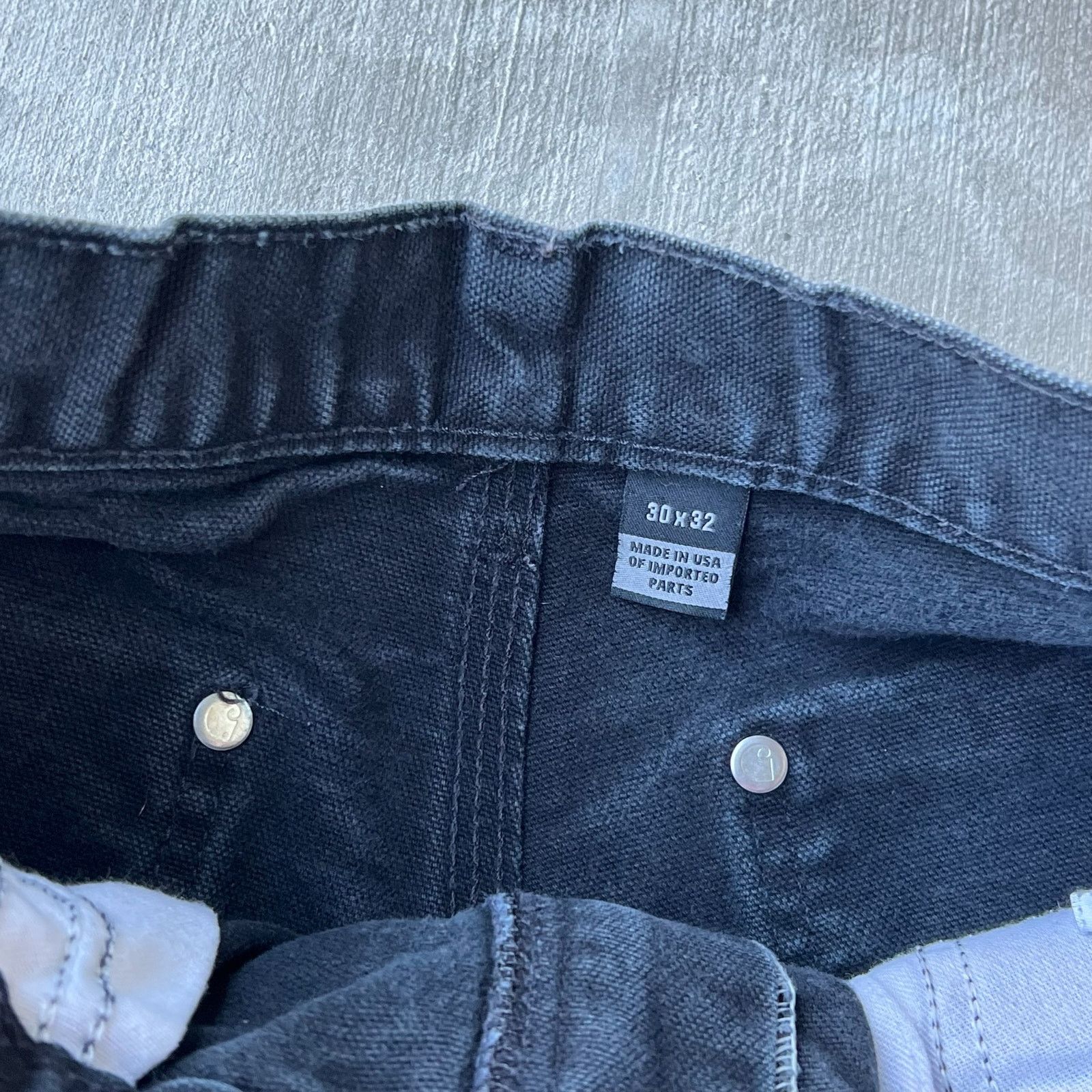 Carhartt × Vintage Carhartt black double knee work wear carpenter pants Size US 28 / EU 44 - 7 Thumbnail