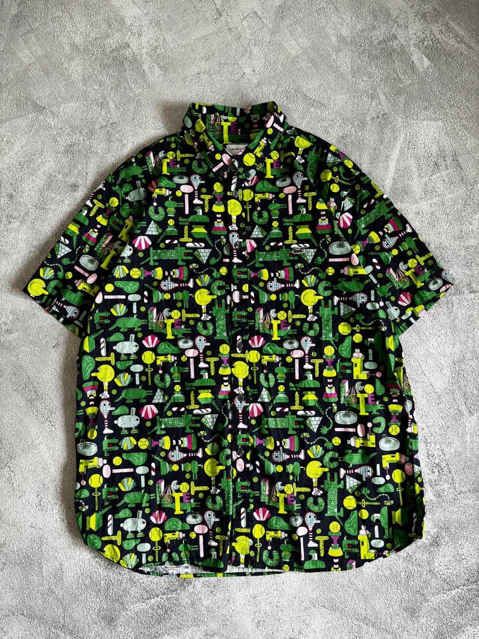 Lacoste Streetwear Vintage Lacoste x Jeremyville distressed shirt Grailed