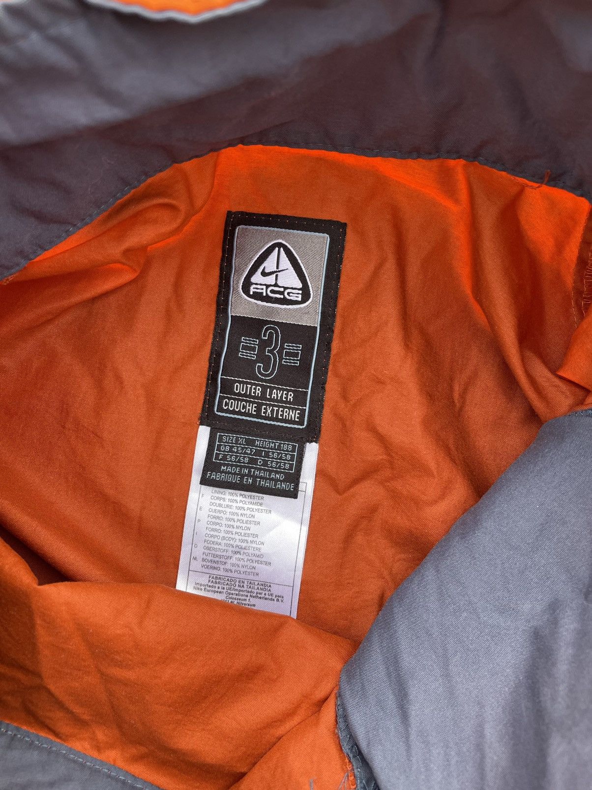 Nike ACG Vintage Nike Jacket Mens Extra Large Orange ACG Kayak Smock Size US XL / EU 56 / 4 - 11 Thumbnail