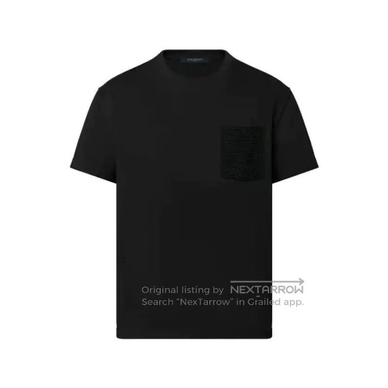 Louis Vuitton Louis Vuitton Black Cotton Men's T-Shirt . Size US L / EU 52-54 / 3 - 7 Thumbnail