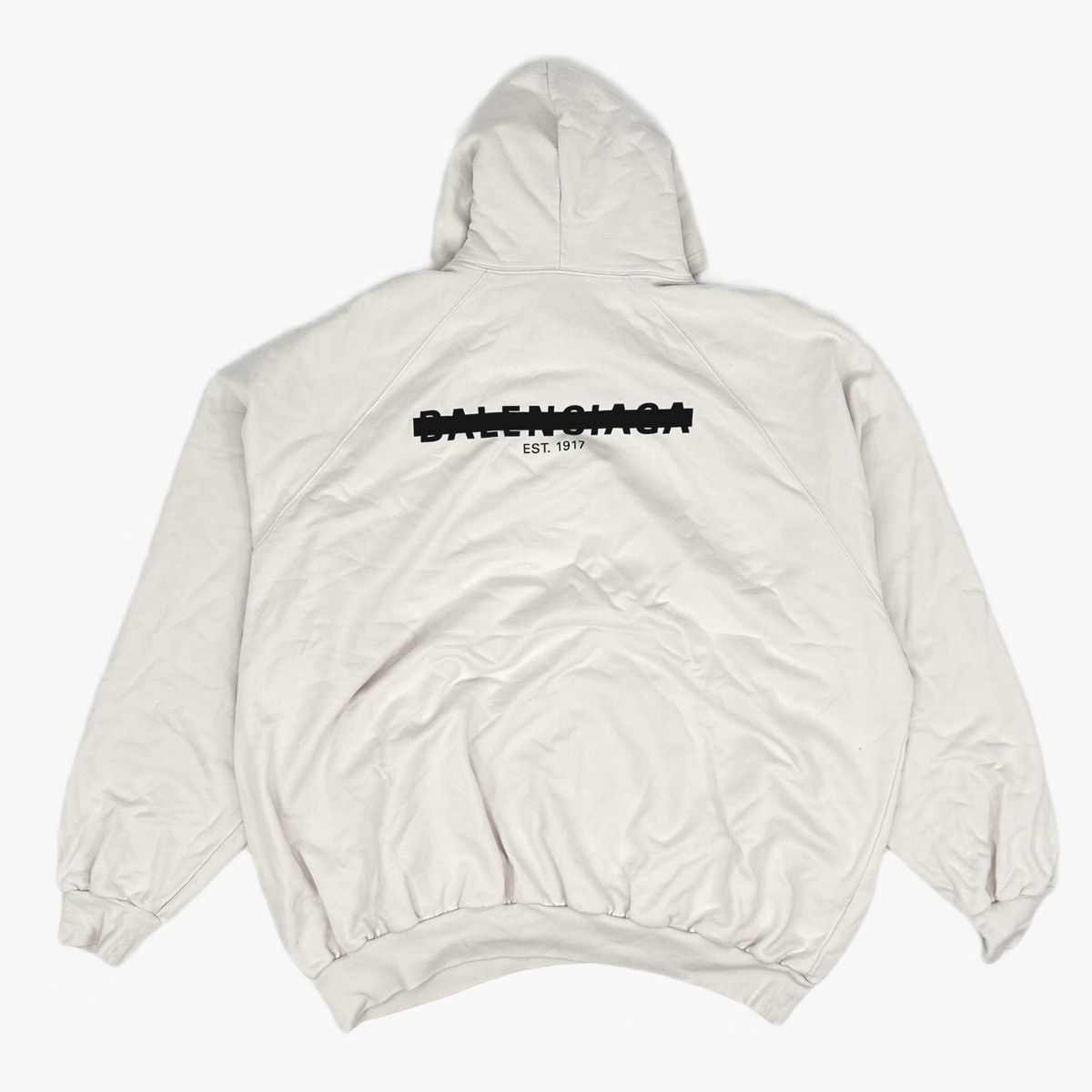 Balenciaga Balenciaga Strike 1917 Logo Oversized Hoodie Size US M / EU 48-50 / 2 - 3 Thumbnail