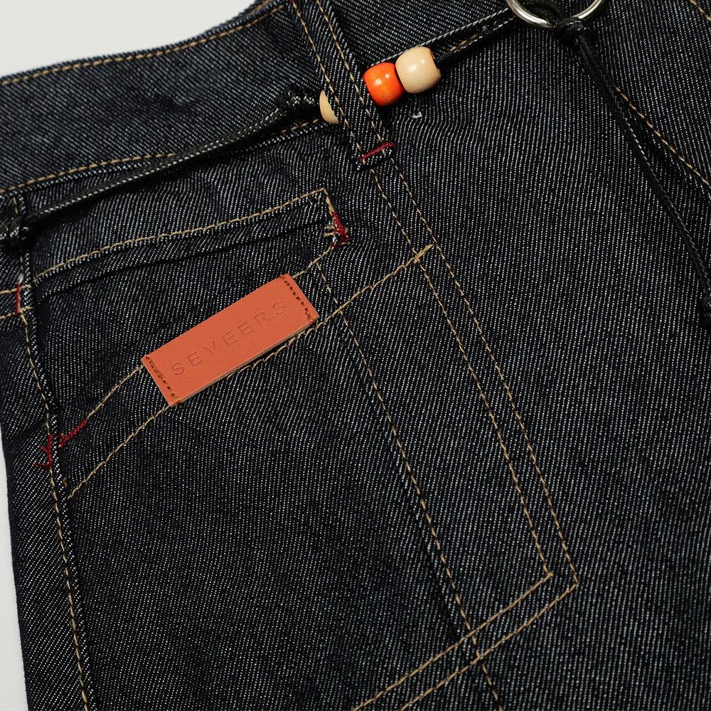 Vintage American high street men's patchwork wide-leg scimitar jeans Size US 32 / EU 48 - 5 Thumbnail