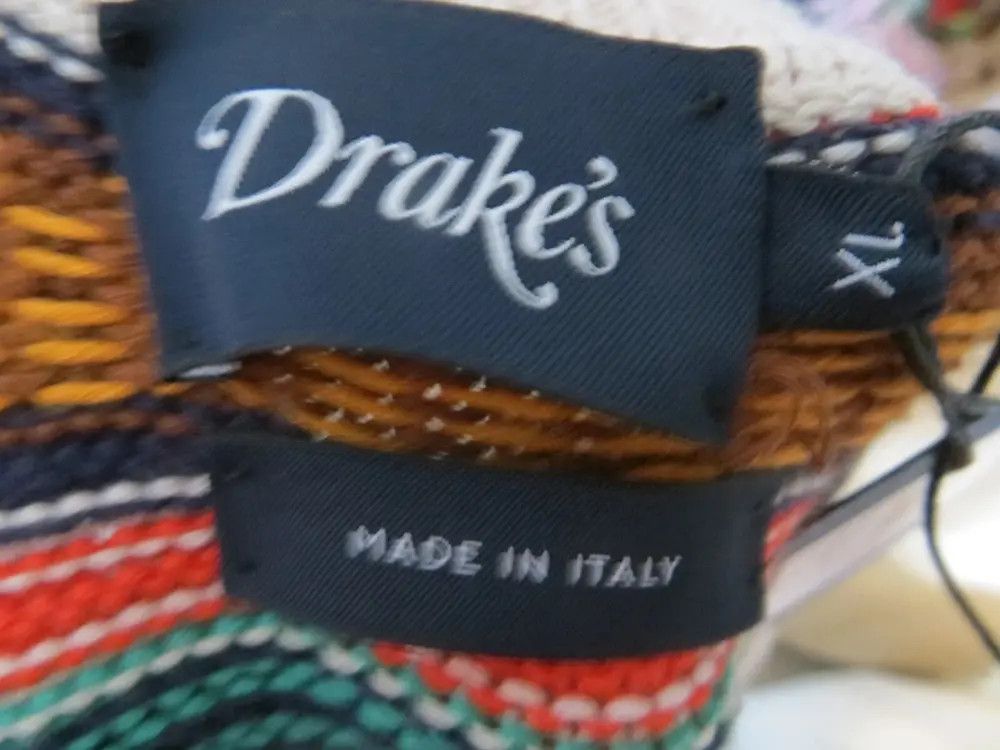 Drake's DRAKE'S KNITTED VEST SWEATER Size US XL / EU 56 / 4 - 5 Thumbnail