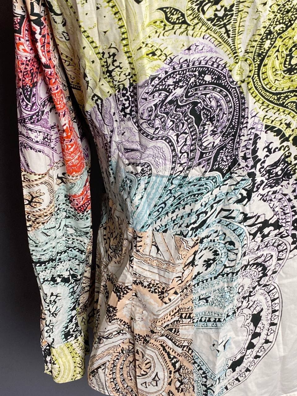 Etro Etro Womens Paisley Button-Up Shirt Long Sleeve Size 46 M/L Size US M / EU 48-50 / 2 - 21 Thumbnail