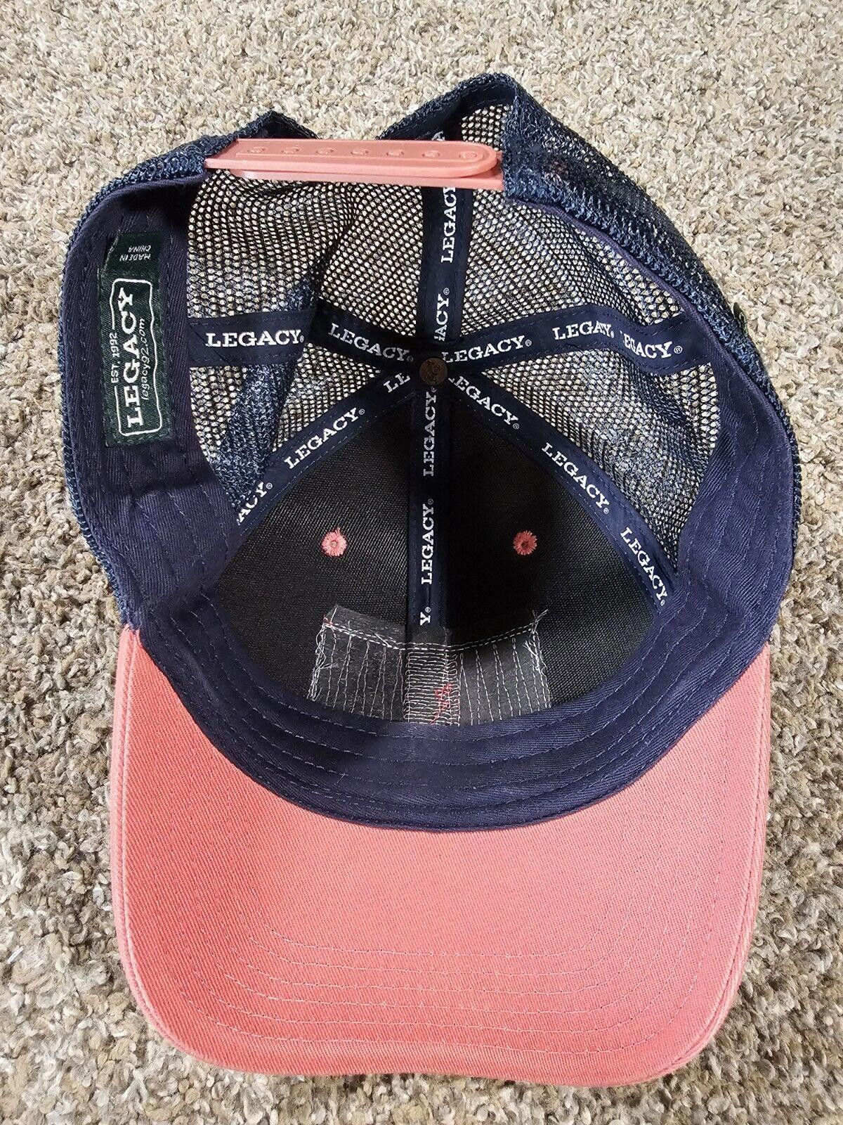 Our Legacy Blue Ridge Mountain Outfitters Snapback Hat Salmon Blue Mesh Size ONE SIZE - 9 Thumbnail