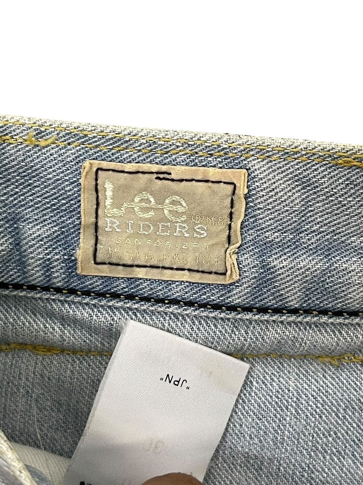 Japanese Brand Flare Jeans Lee Japan Distress Boot Cut 2🟦3 Size US 30 / EU 46 - 10 Thumbnail