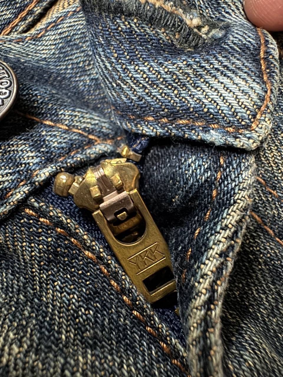 If Six Was Nine VINTAGE GOLD RUSH FADE RUSTY WIDE DARK JEANS JAPAN Size US 28 / EU 44 - 9 Thumbnail