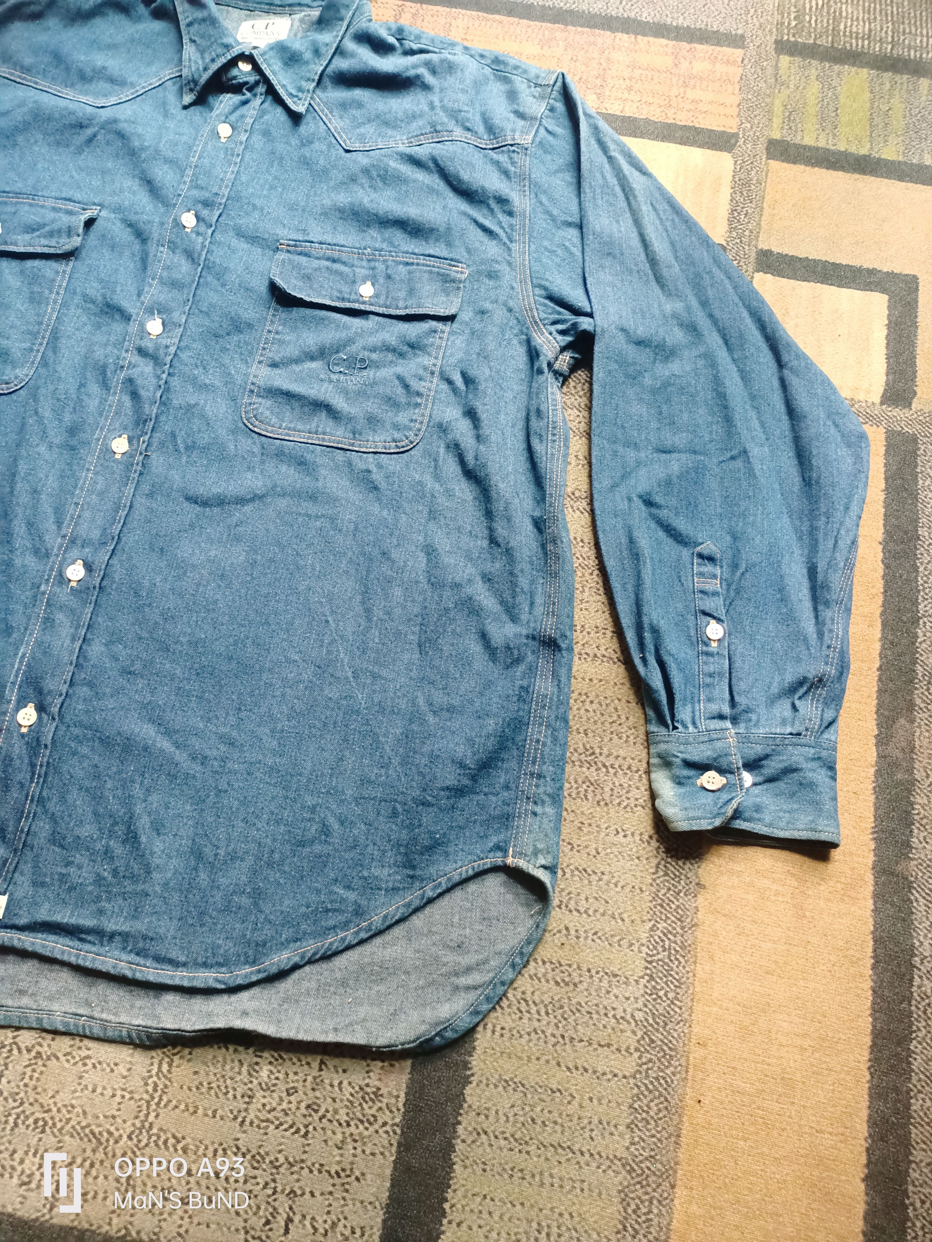 C.P. Company Distressed C.P COMPANY Denime Shirt Size US L / EU 52-54 / 3 - 4 Thumbnail