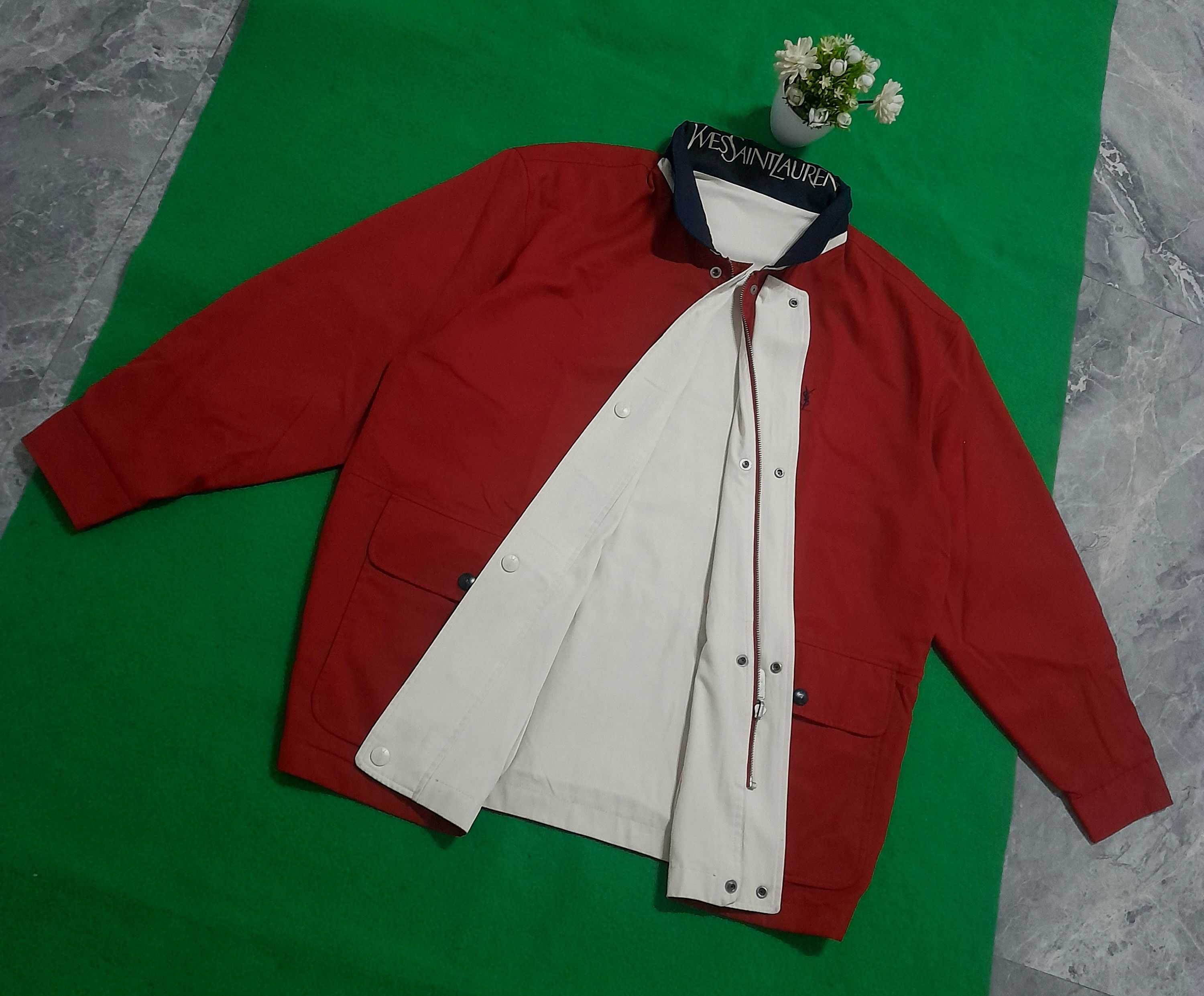Yves Saint Laurent Vintage Yves Saint Laurent Jacket YSL Jacket Size US L / EU 52-54 / 3 - 1 Thumbnail