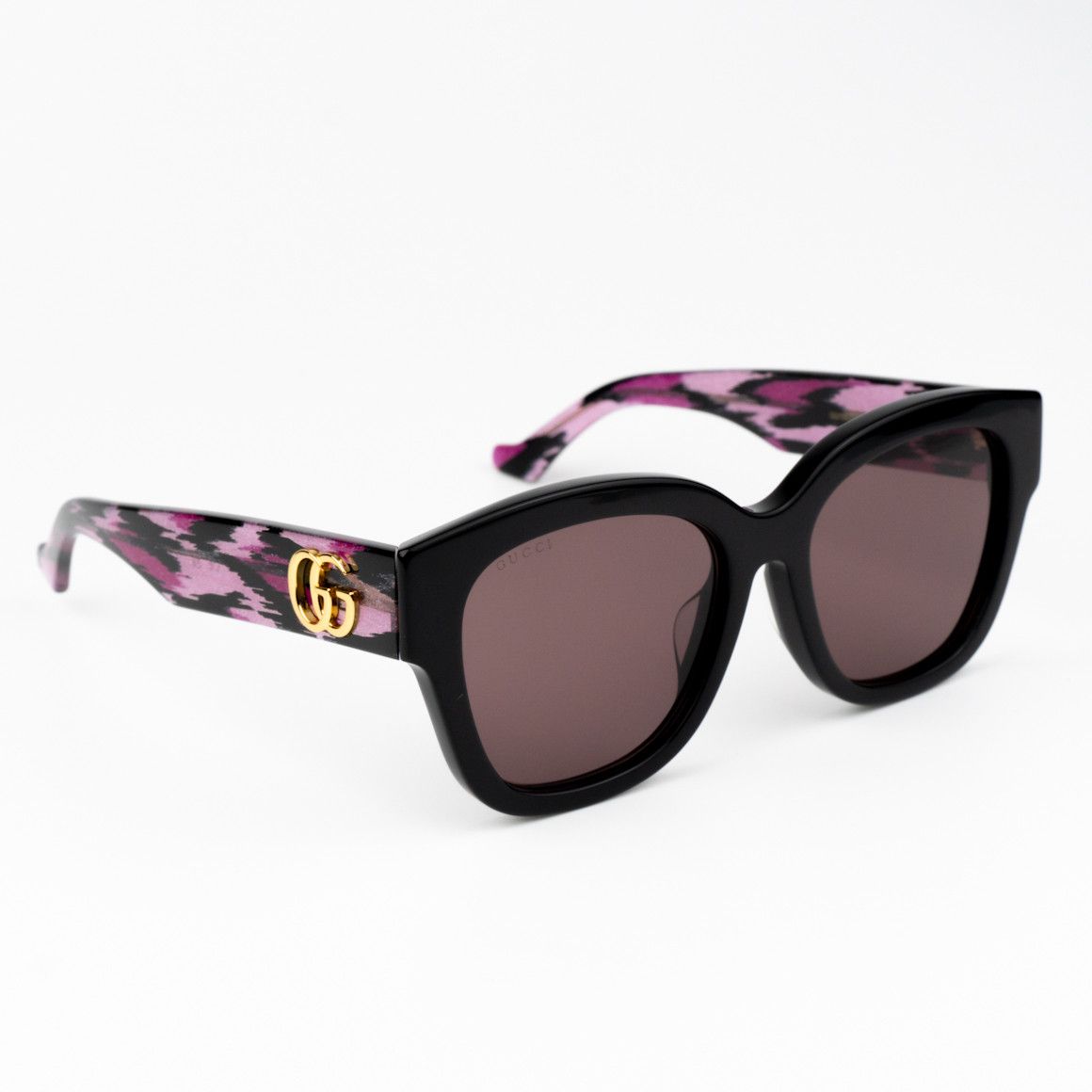 Gucci NEW Gucci GG1550SK 004 Black Red Women Square Sunglasses Size ONE SIZE - 4 Thumbnail