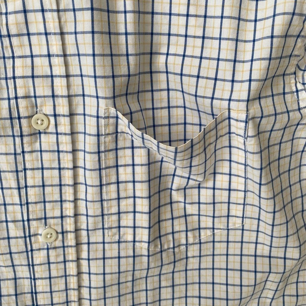 George George men S 34-36 button down checker print dress shirt Size US S / EU 44-46 / 1 - 5 Thumbnail