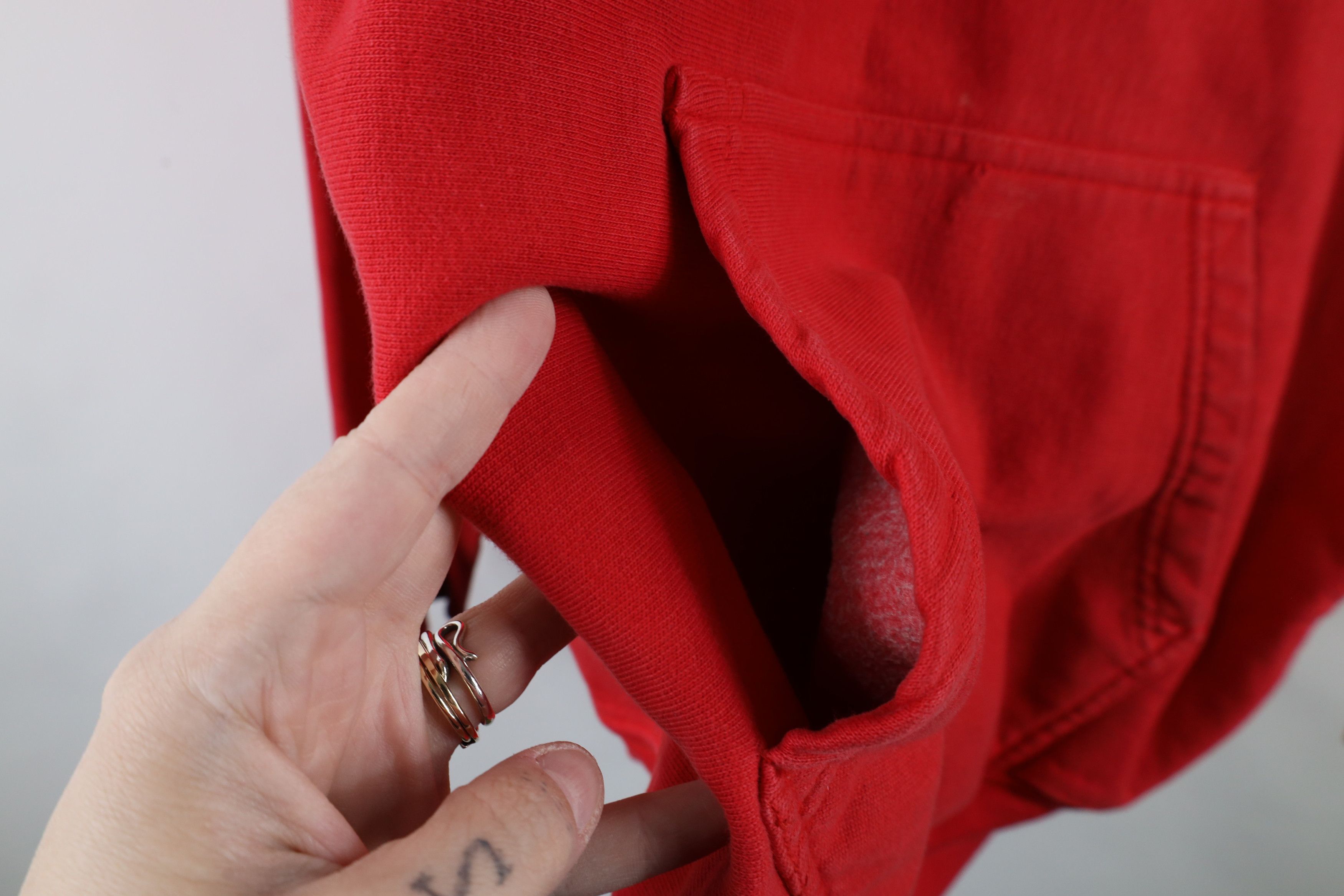 Vintage Vintage 90s Heavyweight University Hoodie Sweatshirt Size US L / EU 52-54 / 3 - 7 Thumbnail