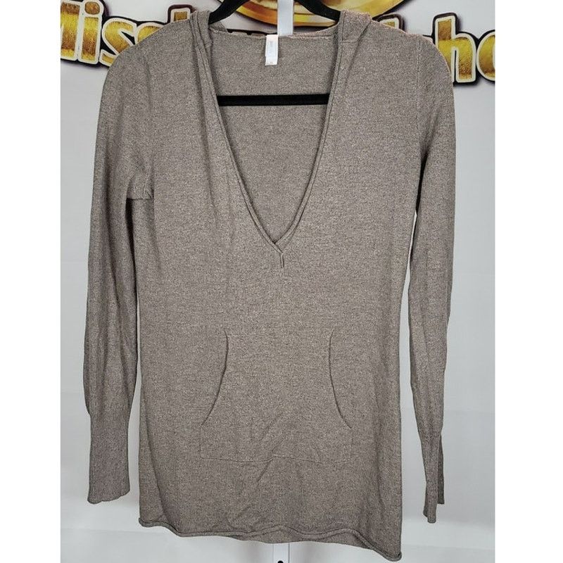 Gap Gap Body Tan brown long-sleeved hooded shirt Size M Size M / US 6-8 / IT 42-44 - 1 Thumbnail