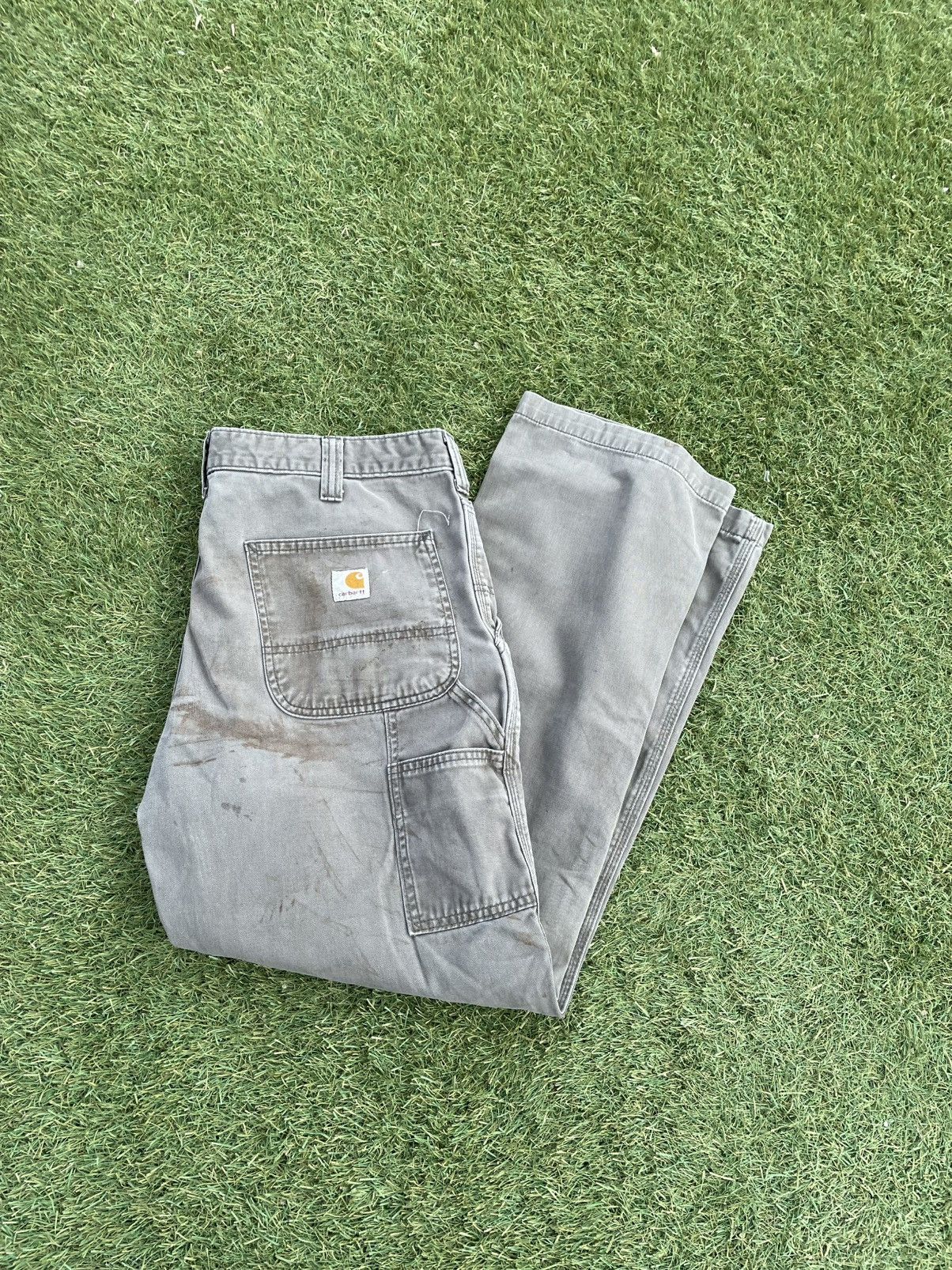 Carhartt Carhartt Pants Mens 36x30 Green B324 ARG Relaxed Fit Utility Size US 36 / EU 52 - 10 Thumbnail