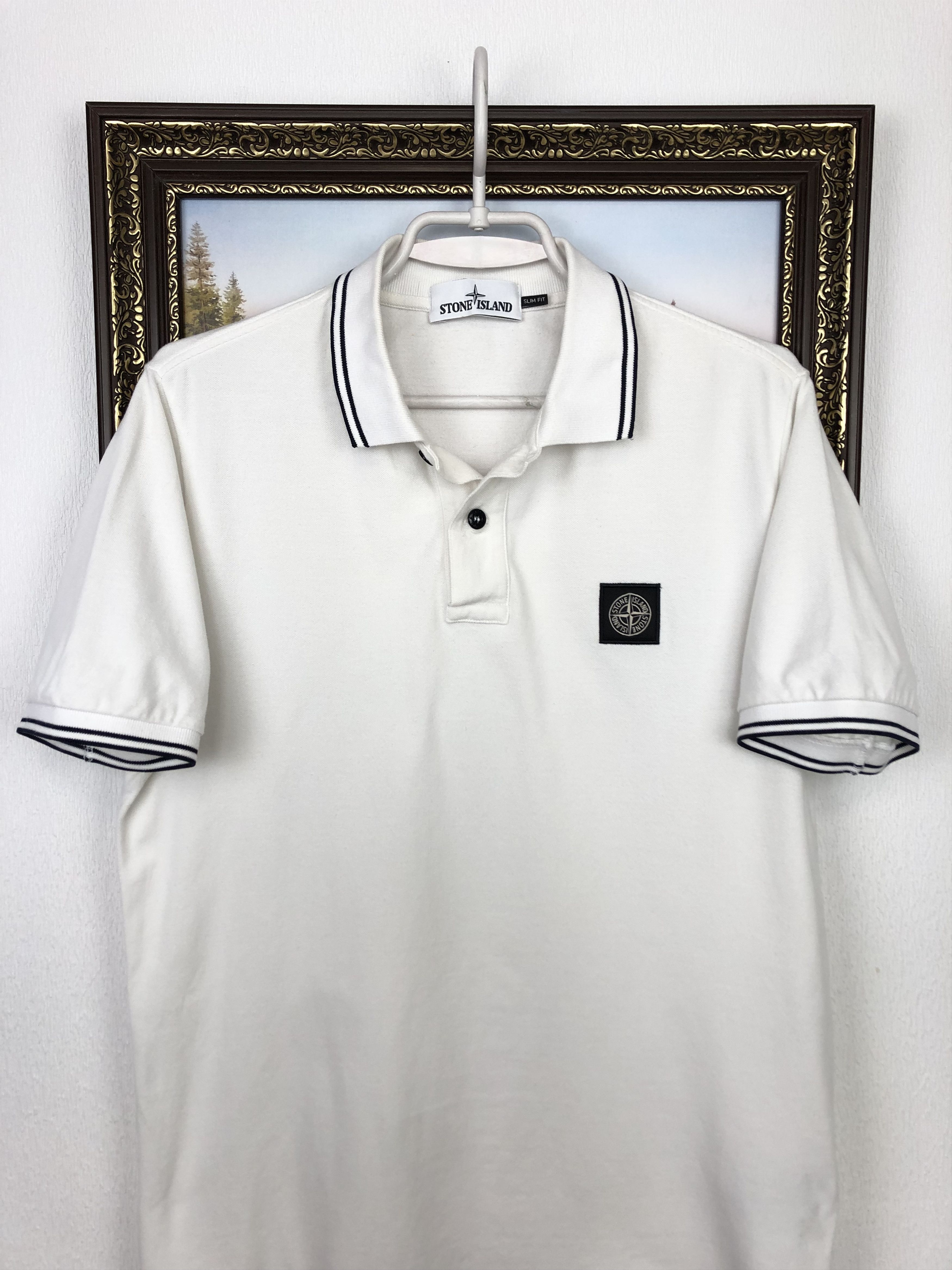 Vintage Stone Island Polo Collection Shirt Mens Jersey Y2K Slim Size US M / EU 48-50 / 2 - 2 Thumbnail