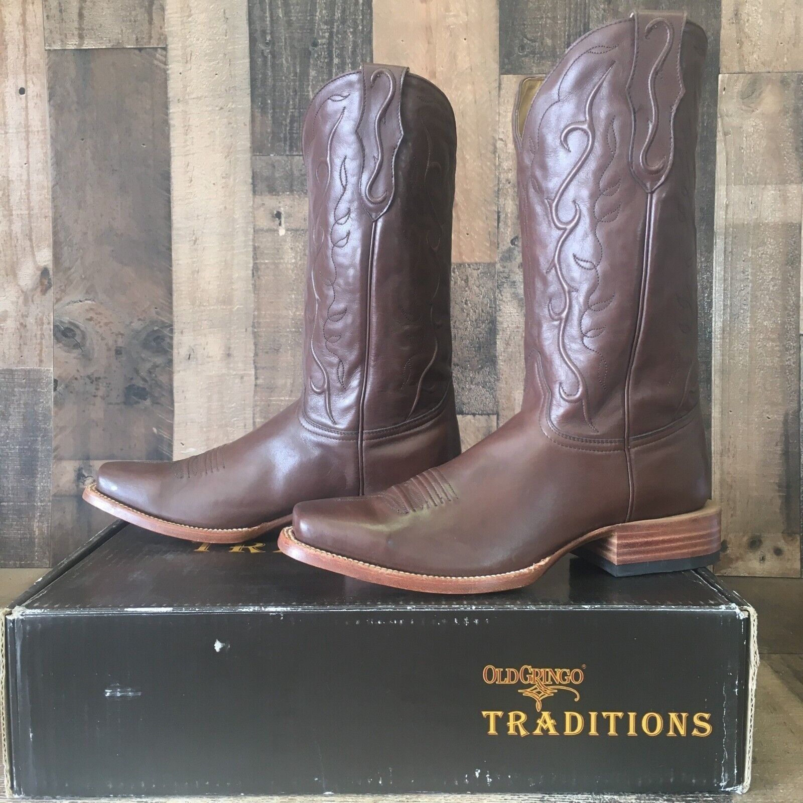 Old Gringo Old Gringo Cranal Cord 13” Square Toe Cowboy Boots Mens 9 D Size US 9 / EU 42 - 11 Thumbnail