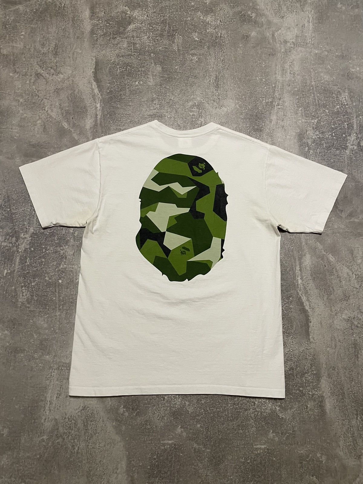 Bape Splinter Camo Big Ape Head Tee Size US L / EU 52-54 / 3 - 2 Thumbnail