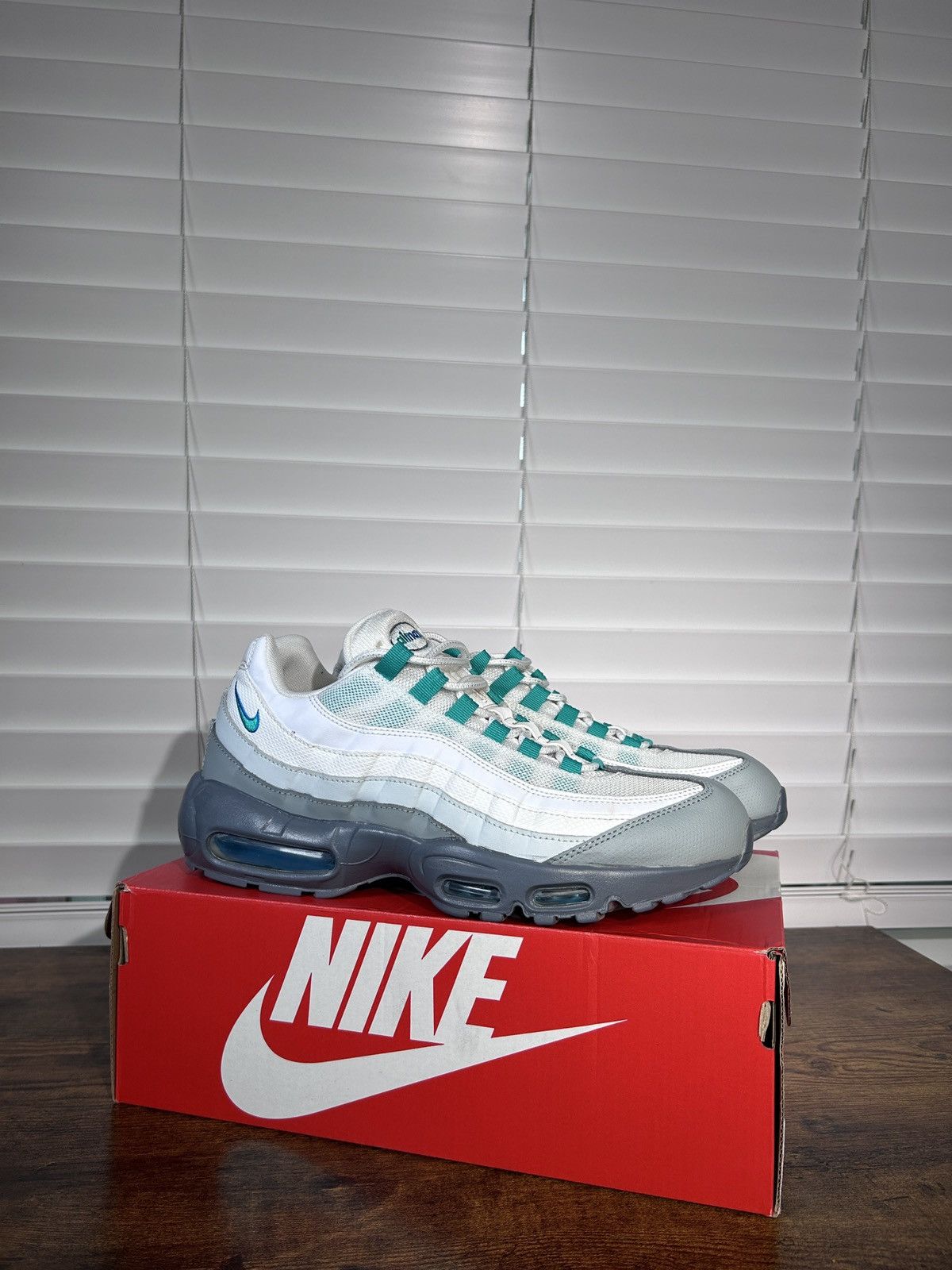 Nike Streetwear Nike Air Max 95 Light Pumice Clear Emerald Grailed