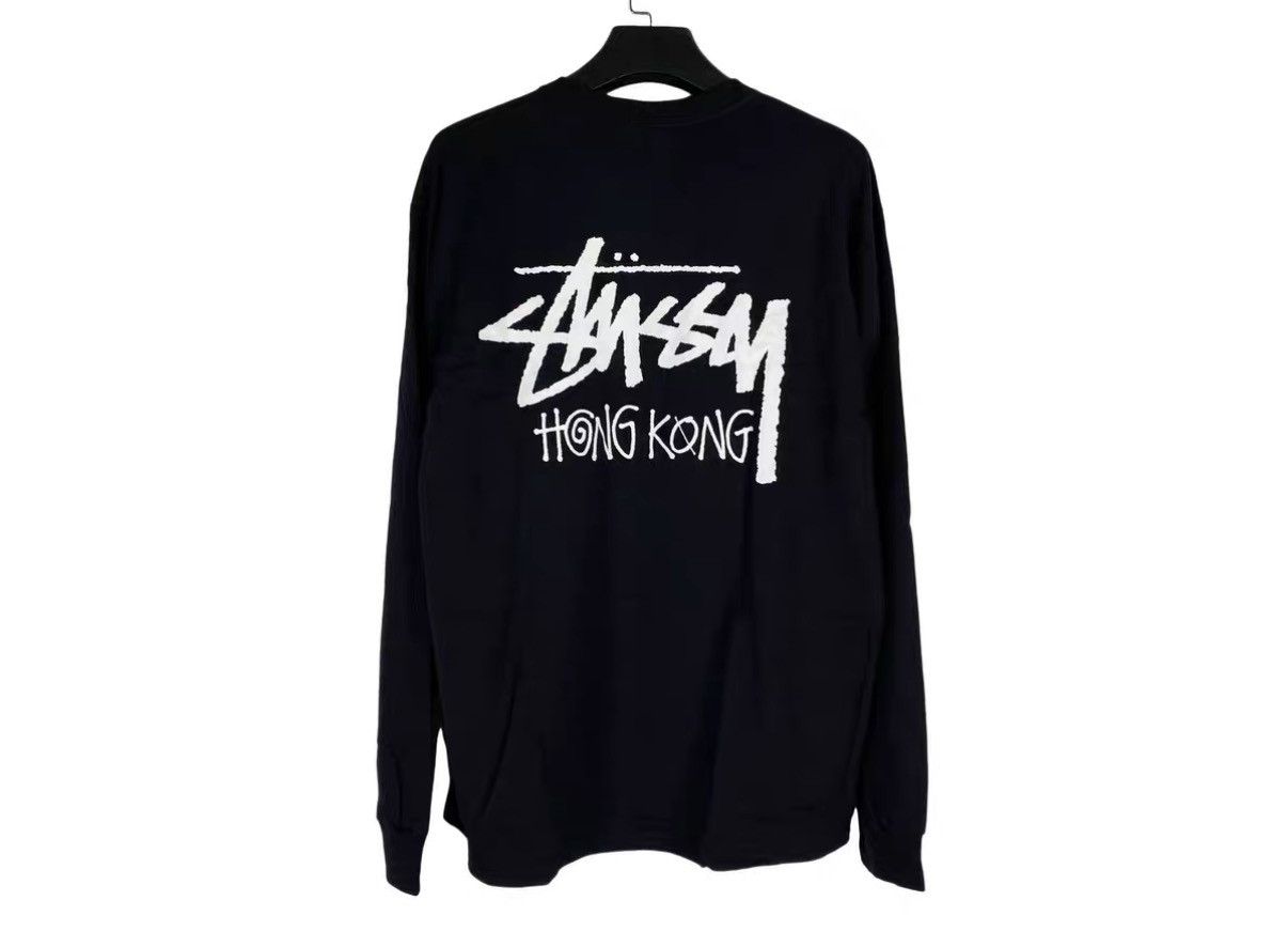 Stussy Stussy Hong Kong Exclusive Black Long Sleeve J31 Size US XL / EU 56 / 4 - 2 Thumbnail