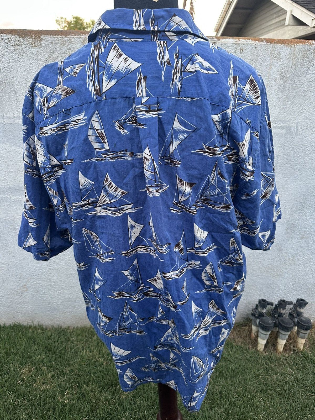 Reyn Spooner PreOwned Reyn Spooner Hawaiian Print Full Button Men's XXL Size US XXL / EU 58 / 5 - 2 Thumbnail