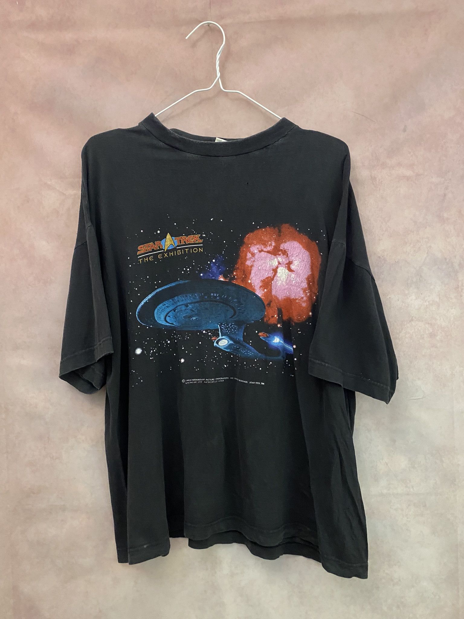 Band Tees × Vintage 1995 STAR TREK T-Shirt Retro 90's TV Show Movie Size US XL / EU 56 / 4 - 1 Thumbnail