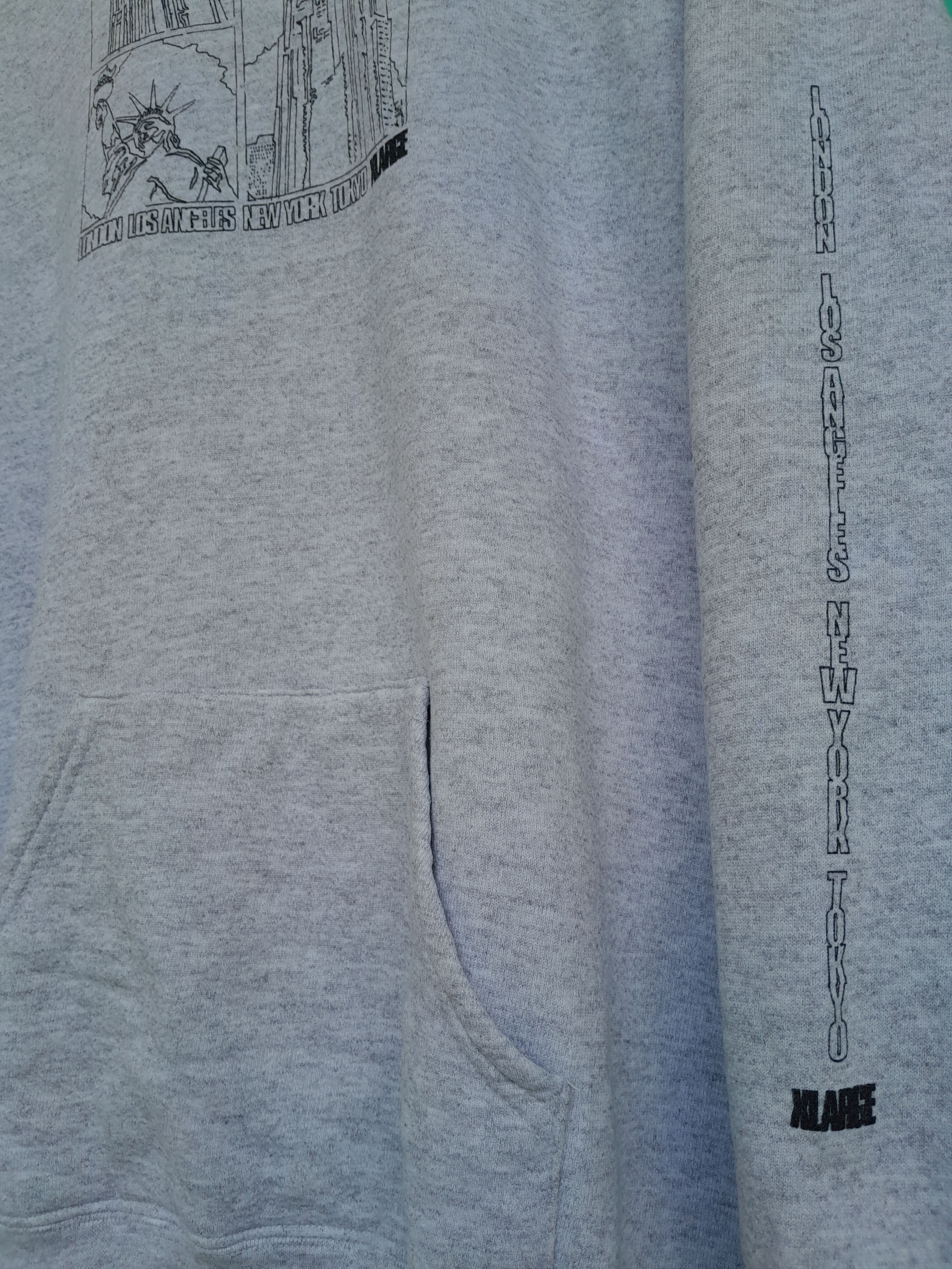 Xlarge Vintage 90s XLARGE Clothing skate hip hop rock hoodie Size US XL / EU 56 / 4 - 4 Thumbnail