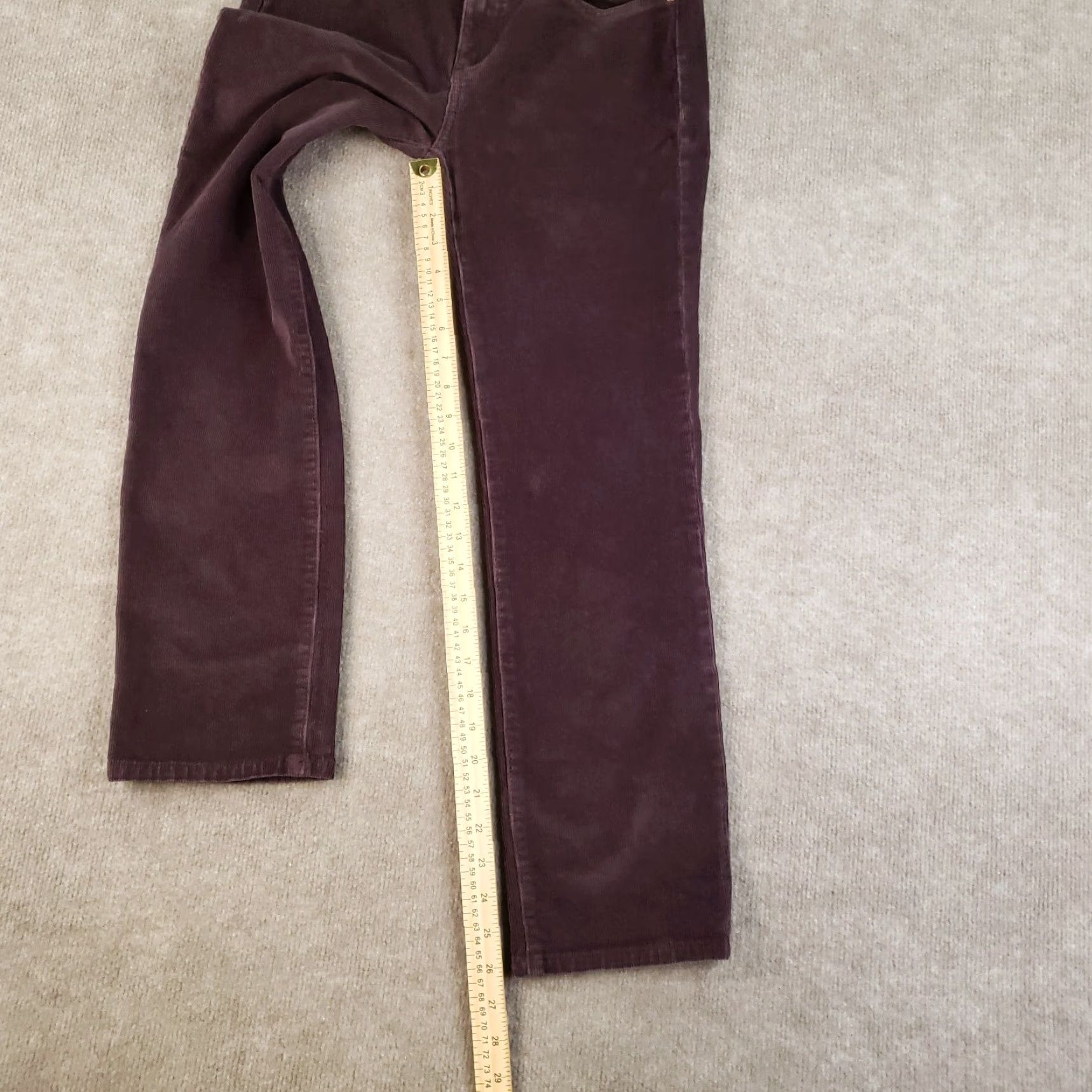 DL1961 DL1961 Corduroy Pants Women's 26 Brown Mid Rise Ankle Straight Stretch Size 26" / US 2 / IT 38 - 2 Thumbnail
