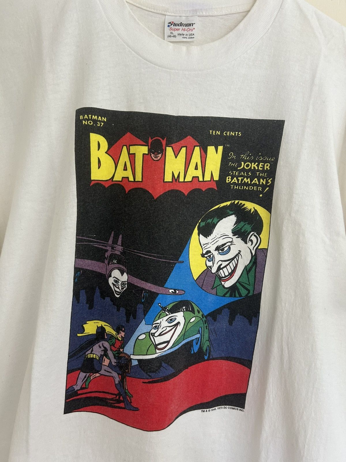 DC Comics 1980s DC Comics Batman vs Joker Graphitti T-shirt Size US XL / EU 56 / 4 - 3 Thumbnail