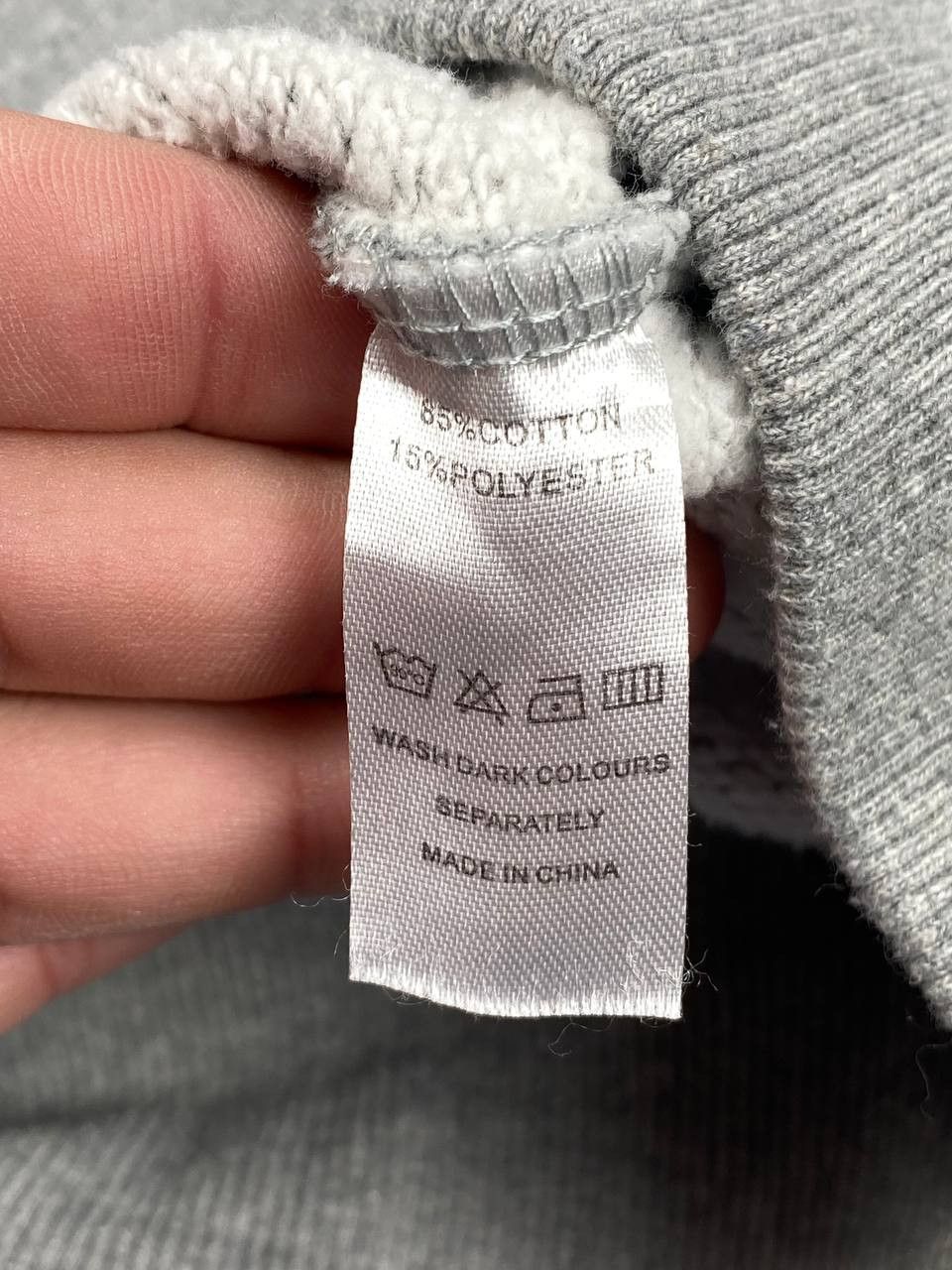 Corteiz Alcatraz Hoodie Big Logo Men Size L Gray