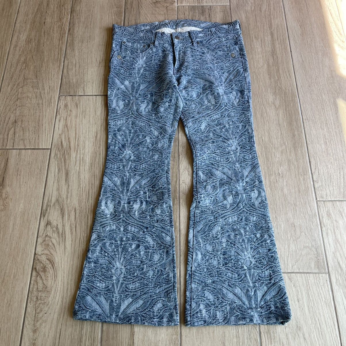 Tapestry Denim Floor Tapestry Tornado Mart Embossed Floral