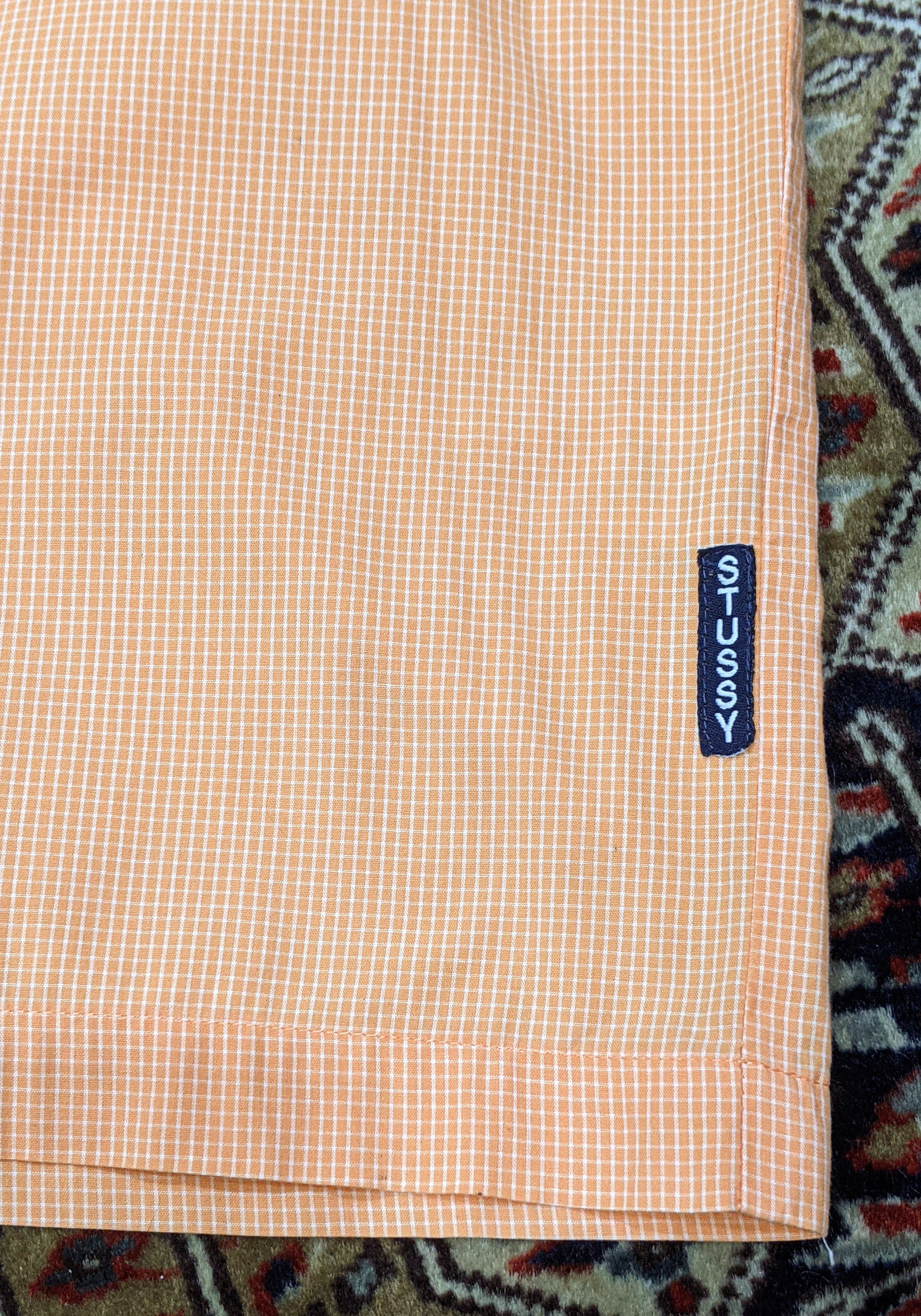 Stussy Stussy Made in USA Short Sleeve Shirt Men's L fits XL Size US L / EU 52-54 / 3 - 9 Thumbnail