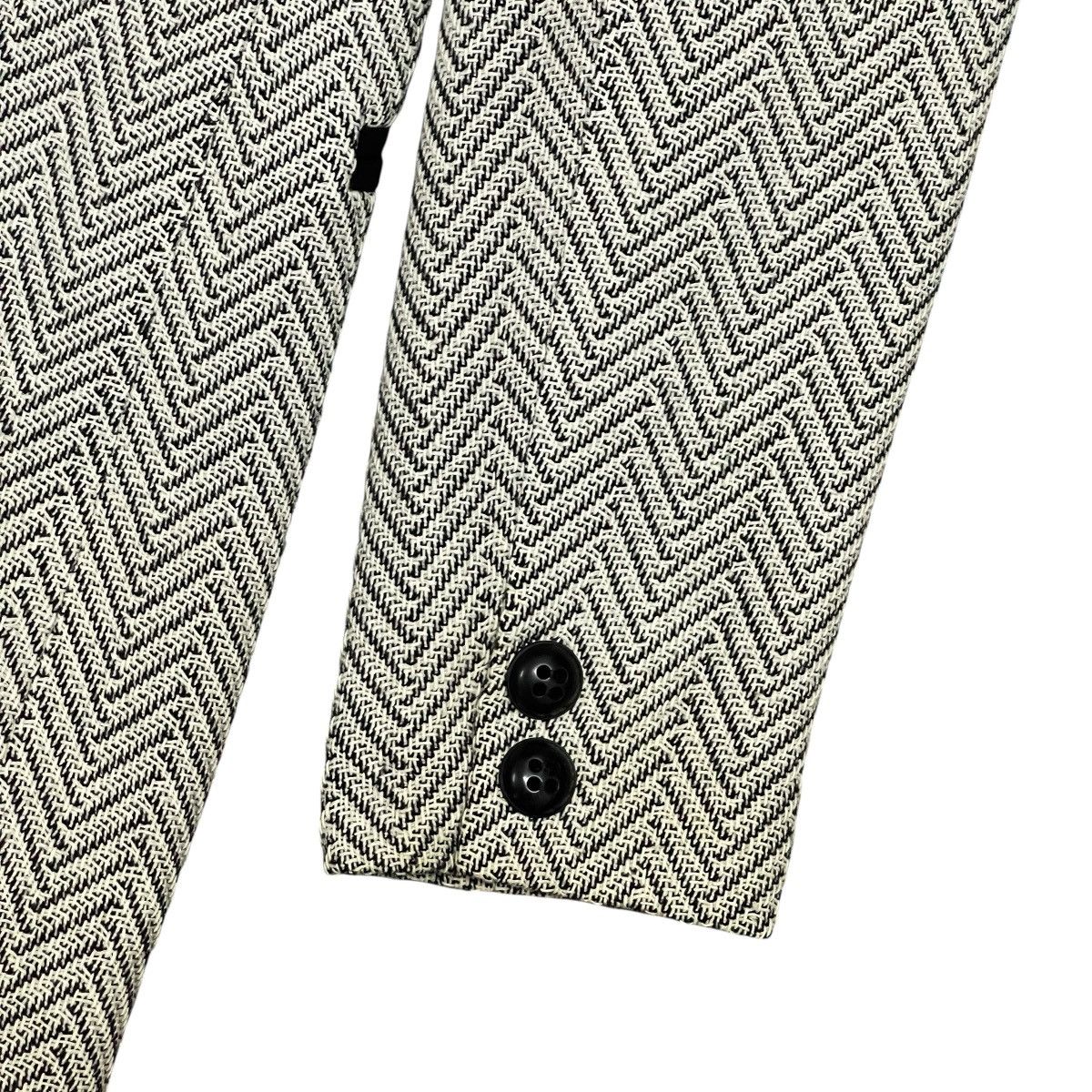 Dior Archive Vintage 90s Christian Dior Herringbone Wool Blazer Size M / US 6-8 / IT 42-44 - 13 Thumbnail