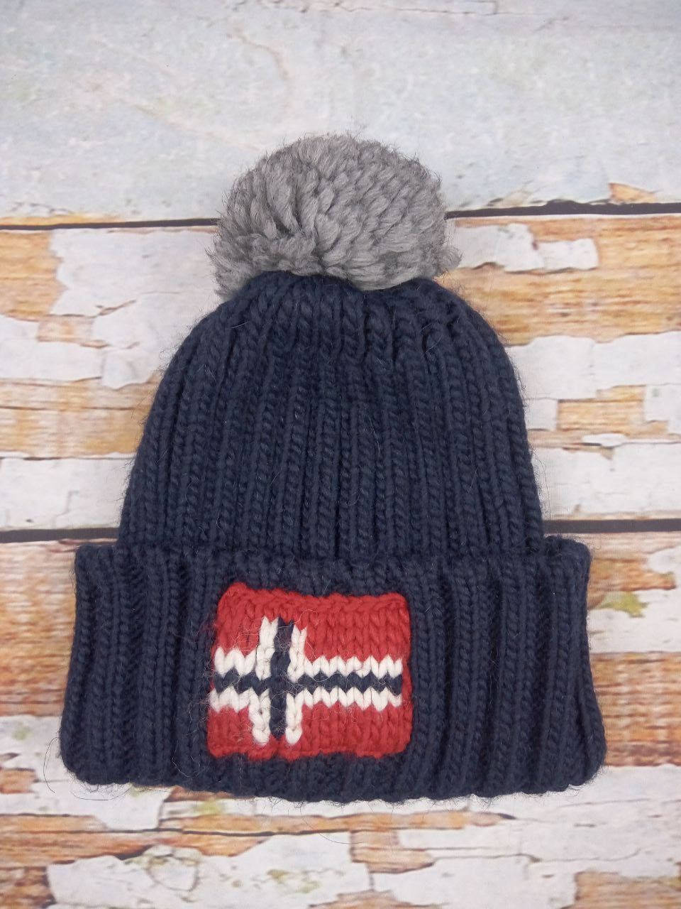 Napapijri Napapijri Unisex Beanie Winter Hat Made in Italy Size ONE SIZE - 1 Thumbnail