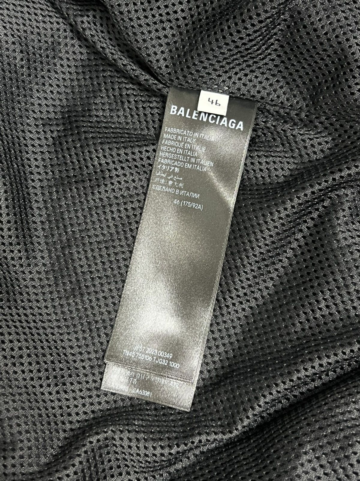 Balenciaga Fleece Logo Jacket