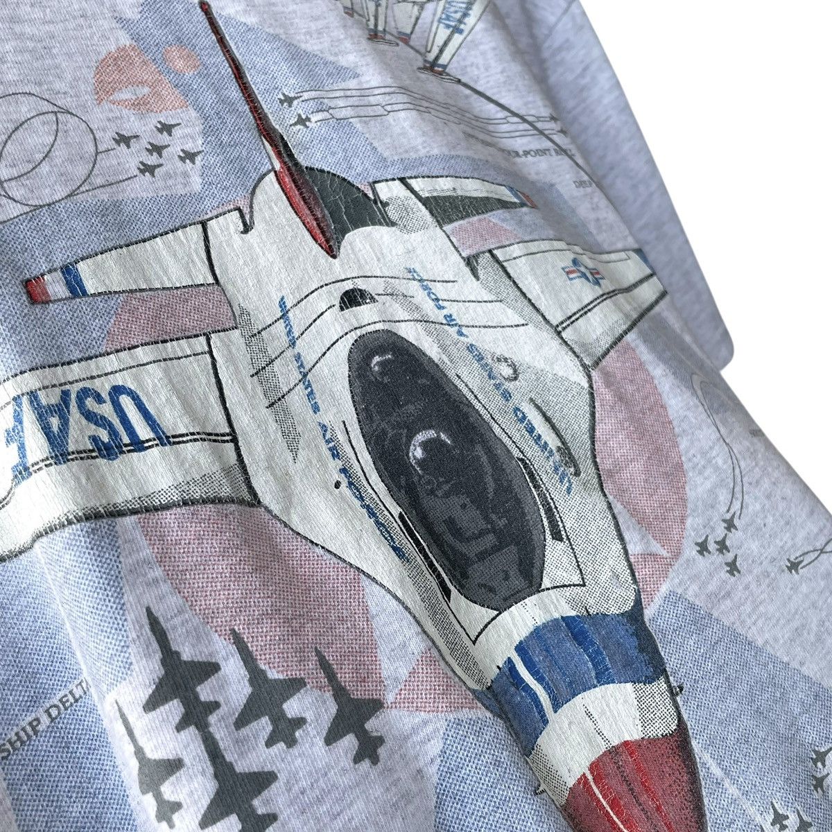 Vintage US Army USAF Thunderbird Vintage 1993 World Tour Tee Size US XXL / EU 58 / 5 - 5 Thumbnail