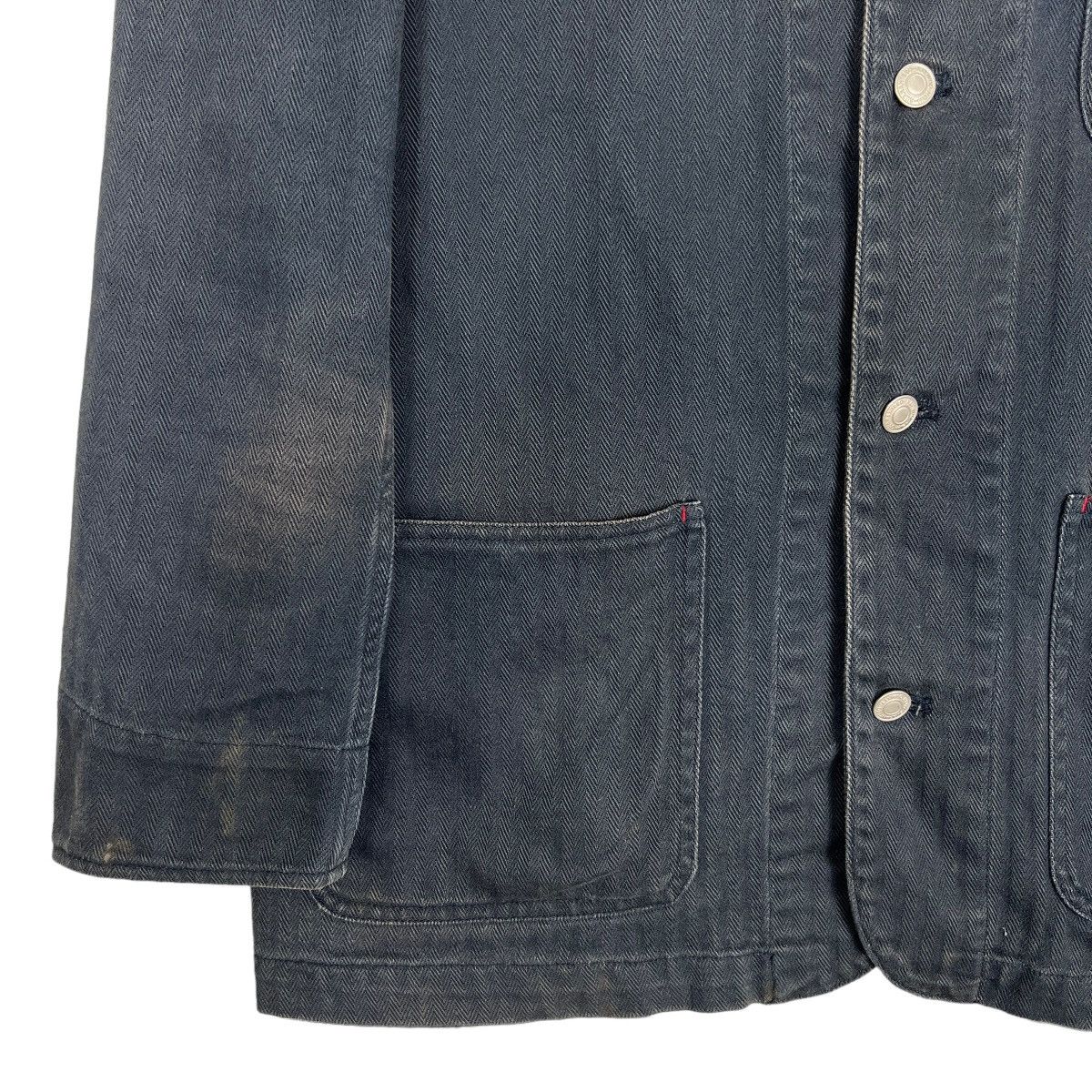 Blue Blue Japan 🔥 BLUE BLUE OBSCURE INDIGO HBT CHORE JACKET Size US M / EU 48-50 / 2 - 4 Thumbnail