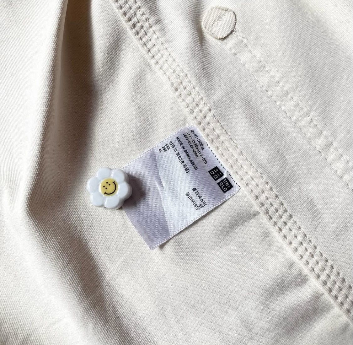 Japanese Brand × Uniqlo Uniqlo Chore Jacket Broken White Size US L / EU 52-54 / 3 - 12 Thumbnail