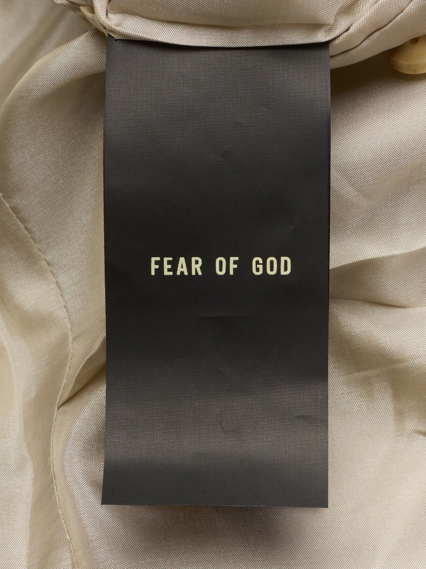Fear of God FEAR OF GOD Eternal Beige Wool Double Breasted Jacket Size 40R - 10 Thumbnail