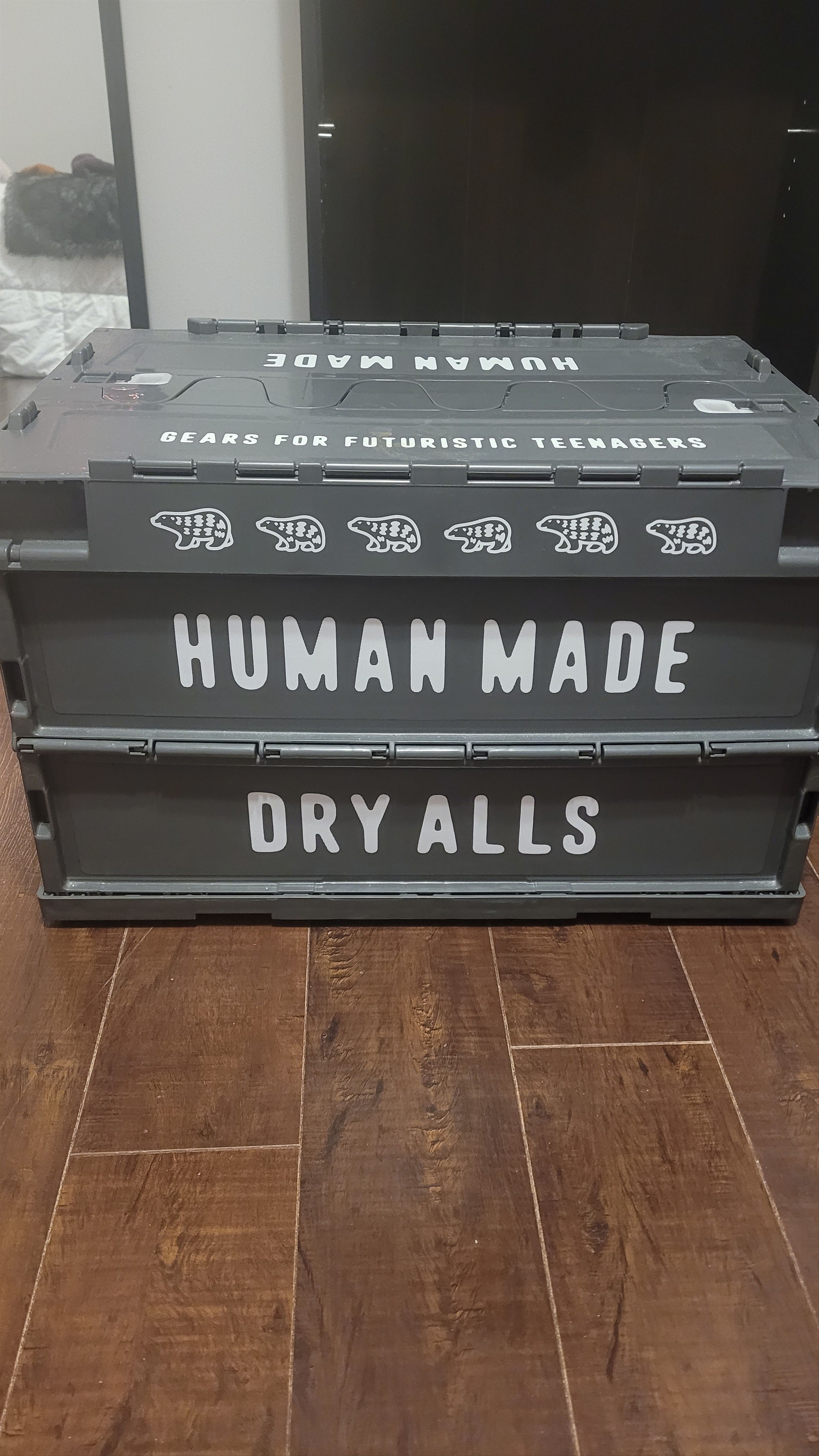 image of Human Made 50 L Container in Grey, Men's