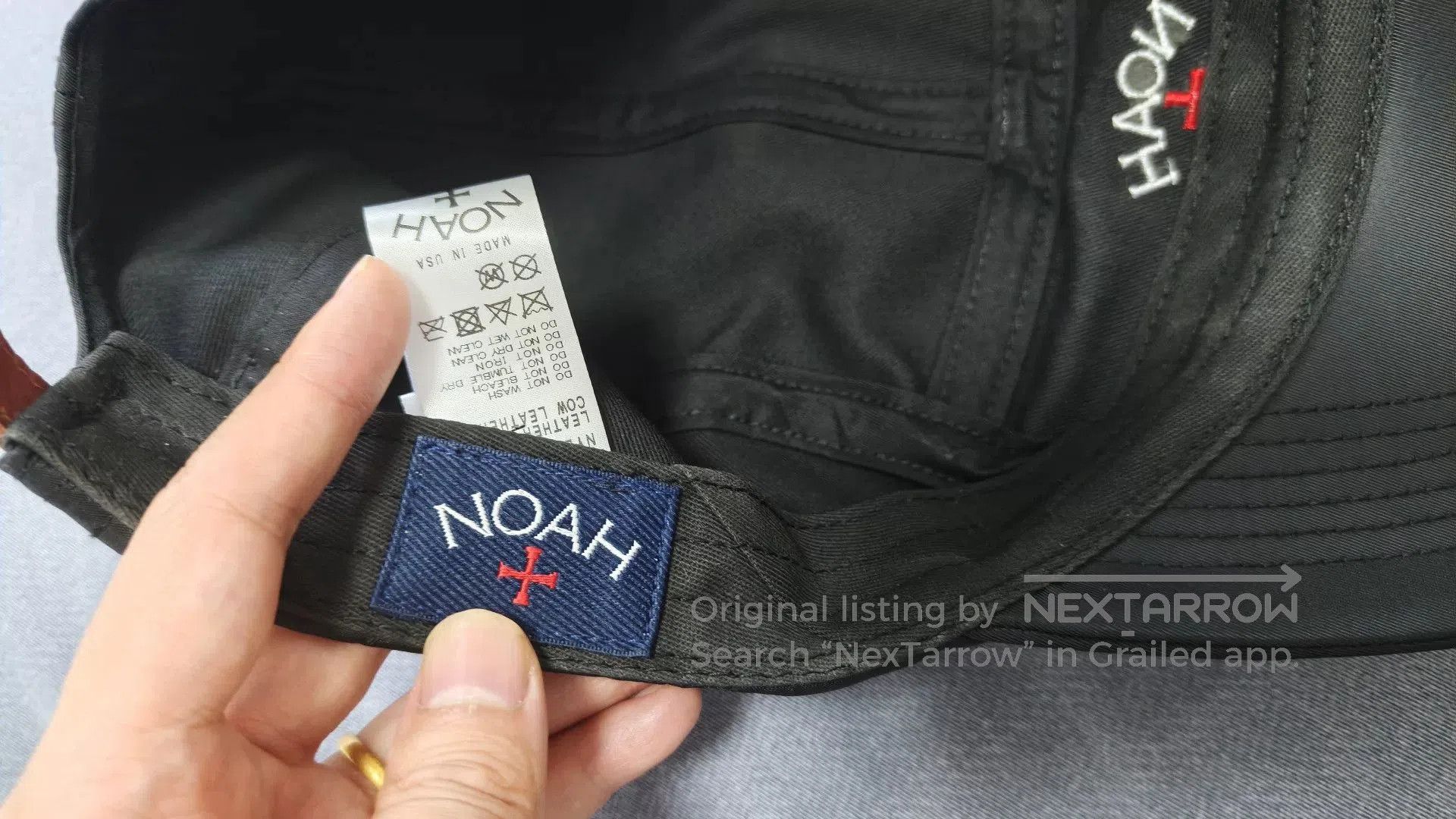 Noah Noah Core Logo Water-Resistant Camping Hat. Size ONE SIZE - 7 Thumbnail