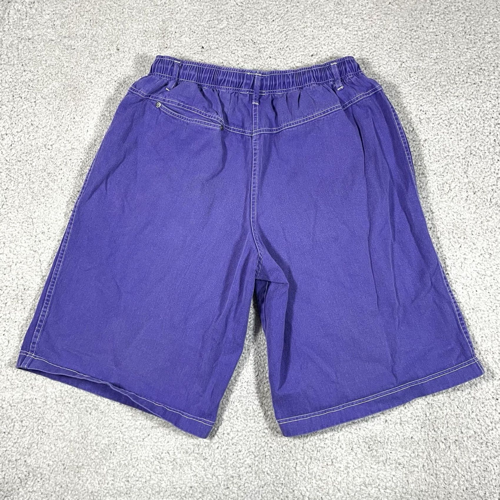 Ocean Pacific Ocean Pacific Shorts Mens L Purple Vintage Made USA Pockets Baggy Skate Surf Size US 33 - 5 Thumbnail